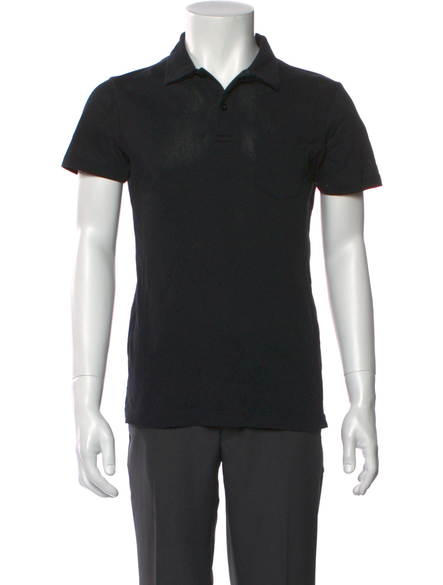Sunspel Crew Neck Short Sleeve Polo Shirt