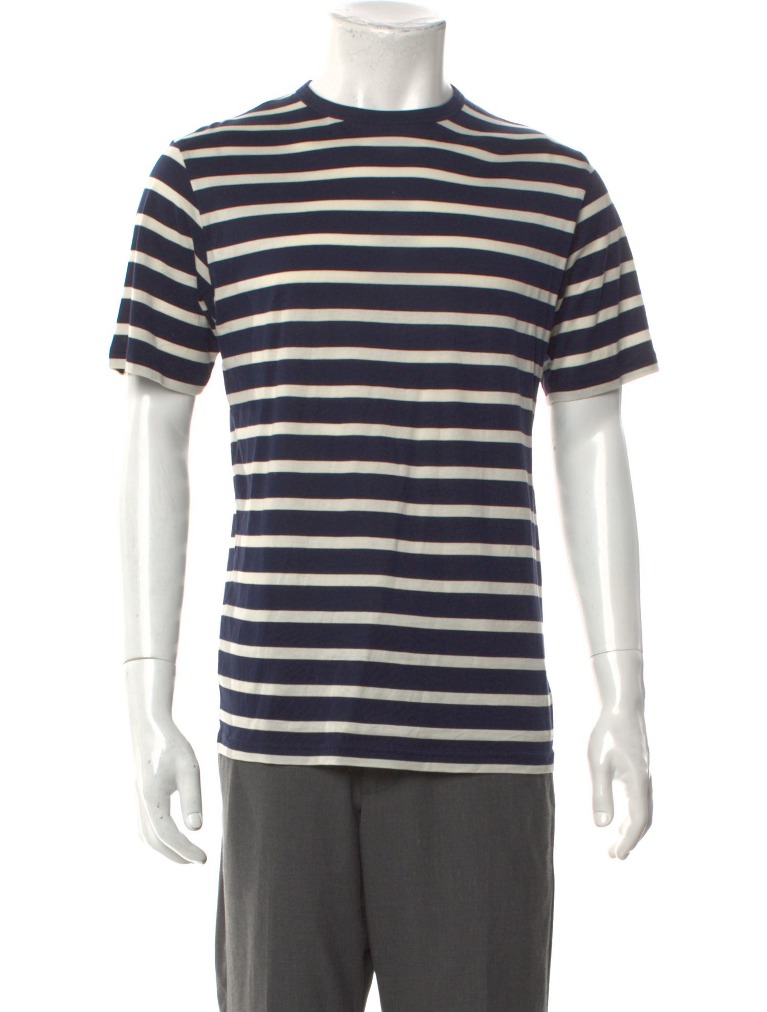 Sunspel Striped Crew Neck T-Shirt