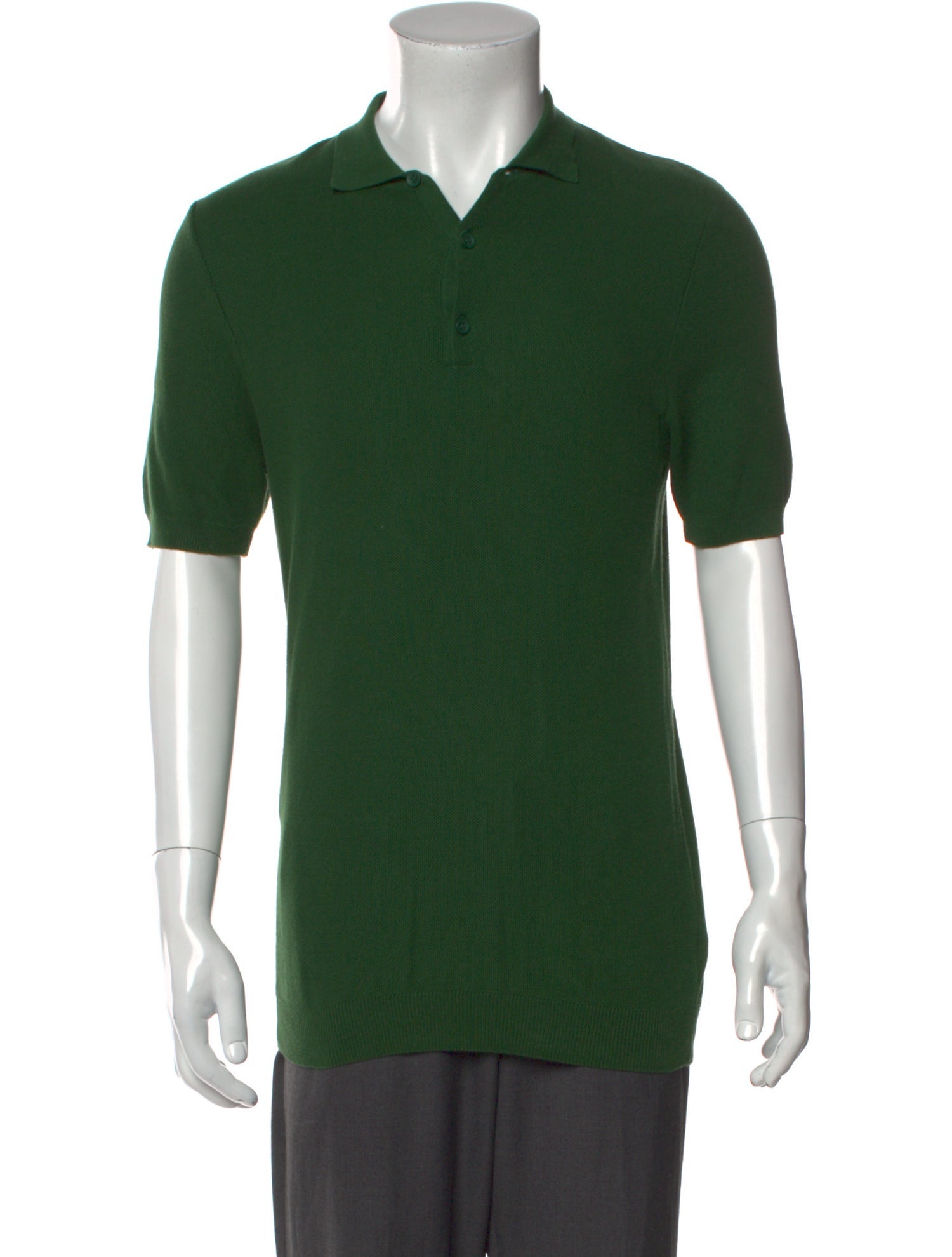 Sunspel Crew Neck Short Sleeve Polo Shirt