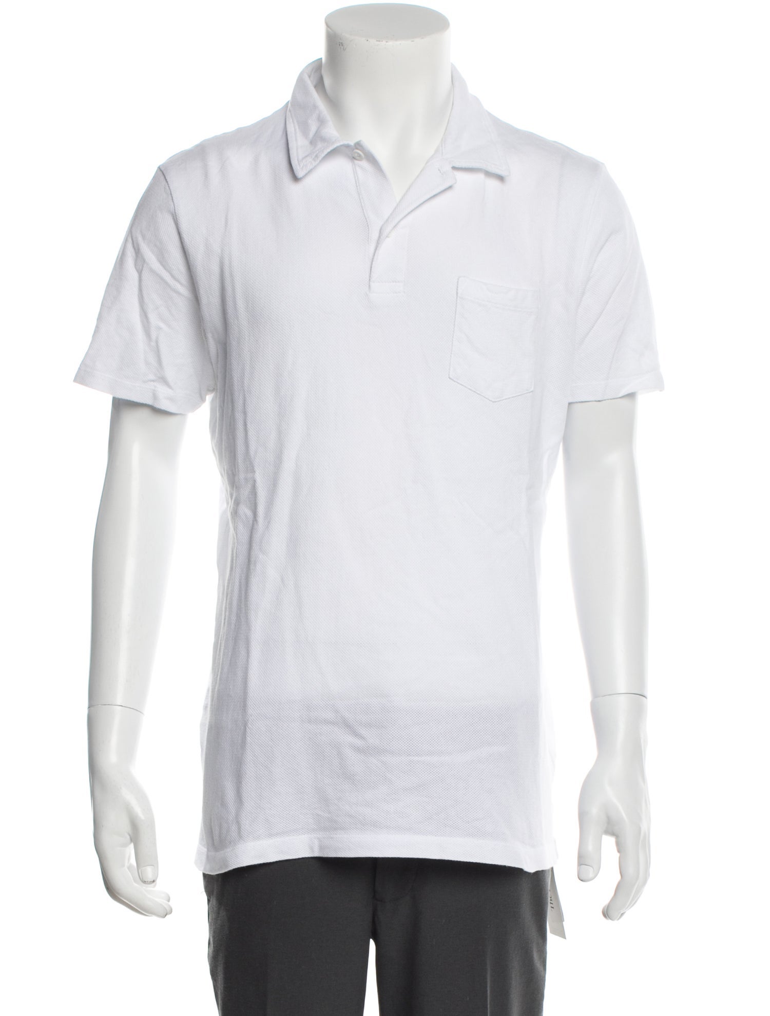 Sunspel Collar Short Sleeve Polo Shirt