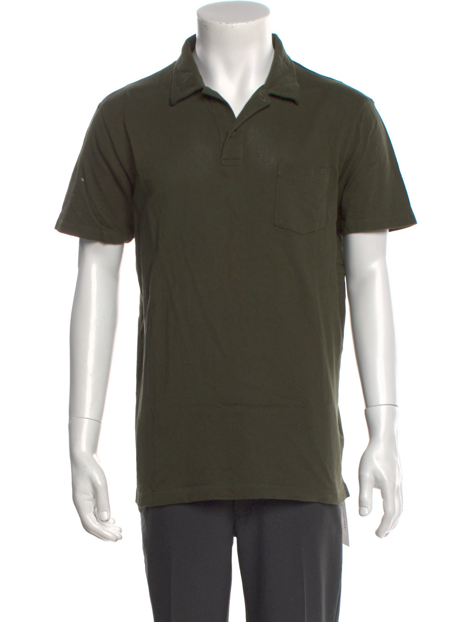 Sunspel Crew Neck Short Sleeve Polo Shirt