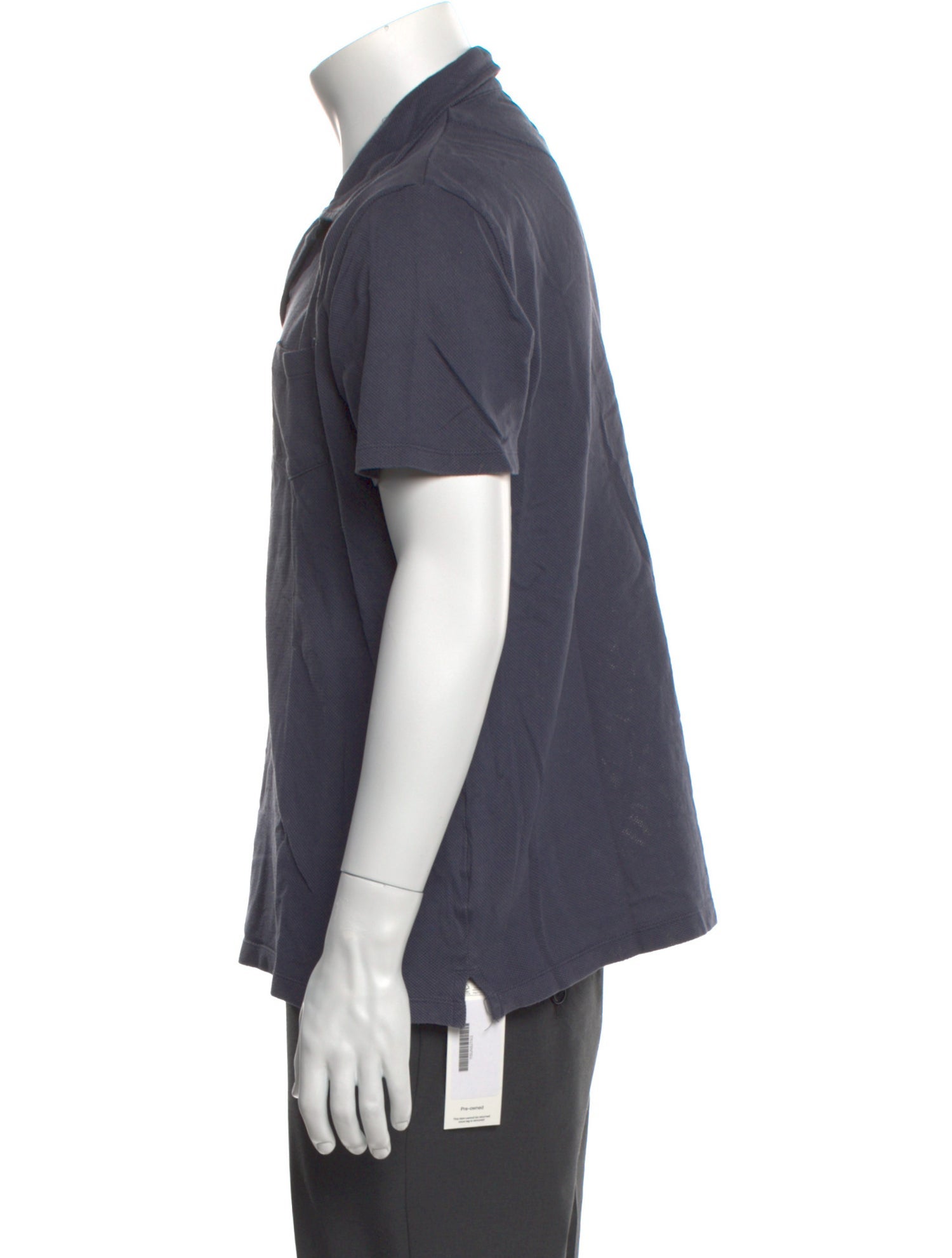 Sunspel Crew Neck Short Sleeve Polo Shirt