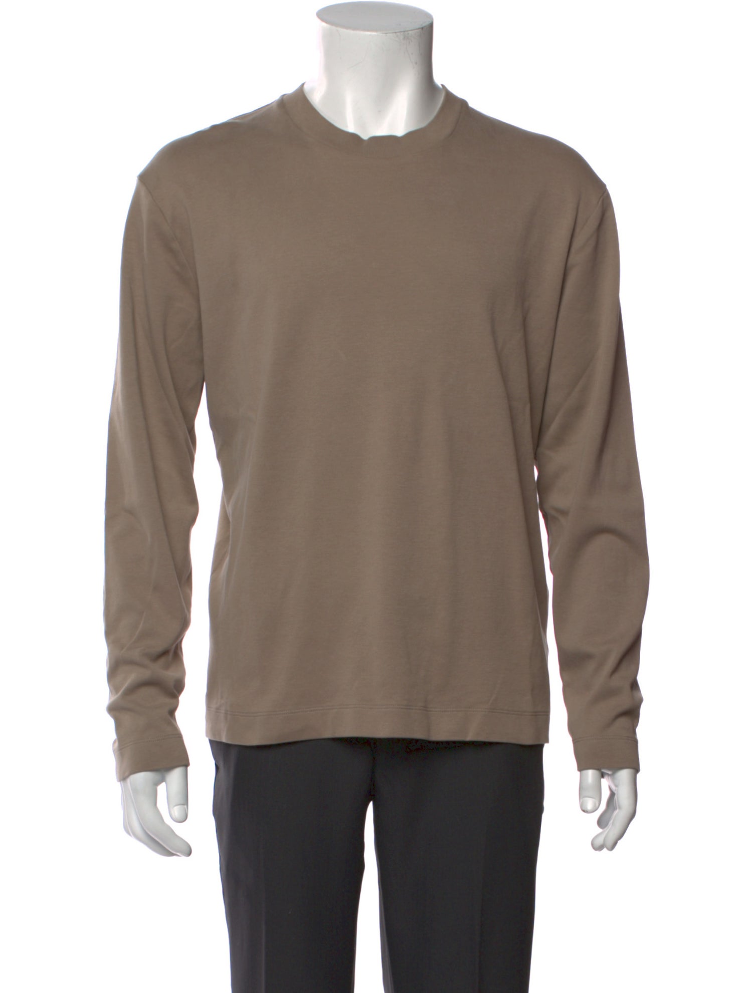 Sunspel Crew Neck Long Sleeve T-Shirt