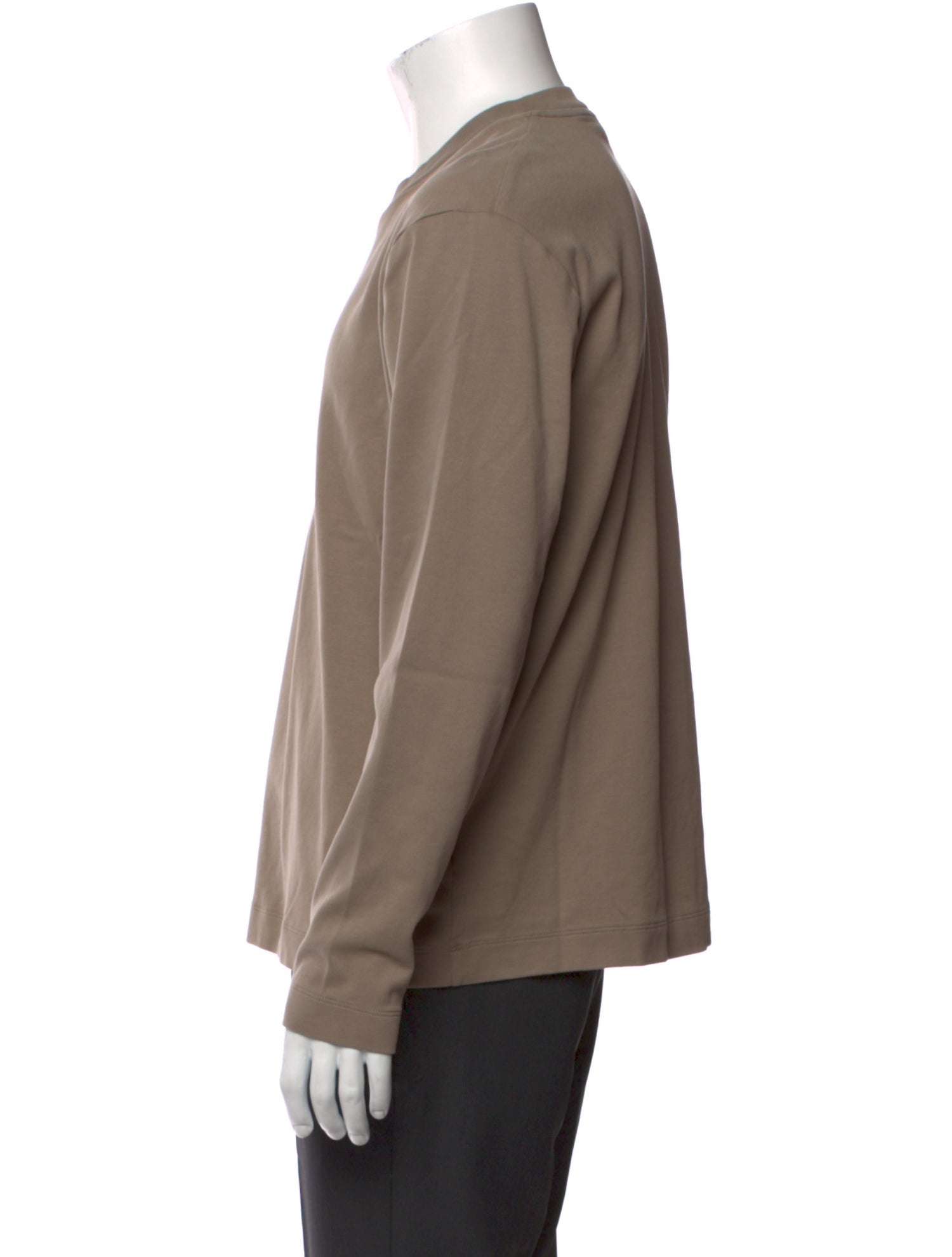 Sunspel Crew Neck Long Sleeve T-Shirt