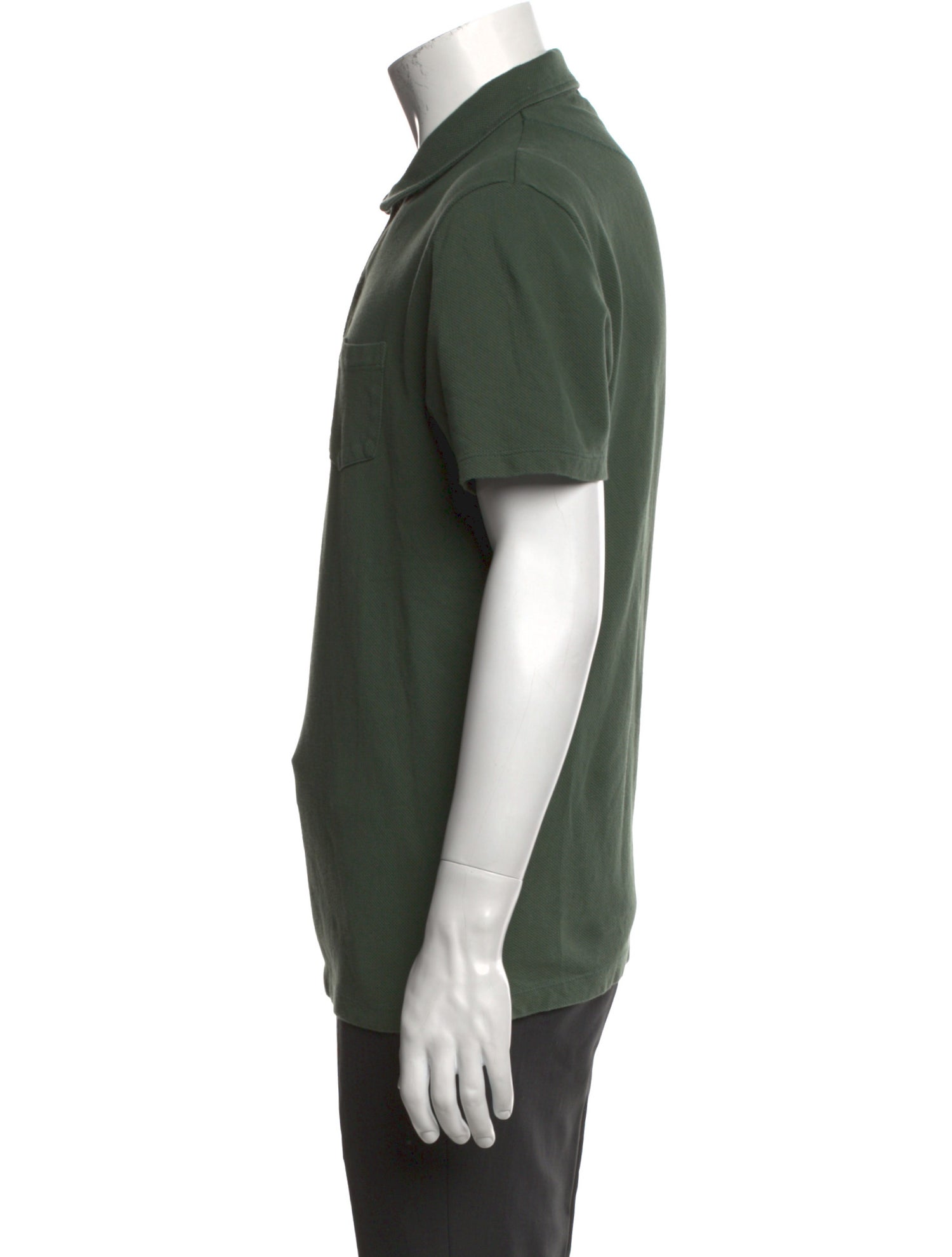 Sunspel Collar Short Sleeve Polo Shirt