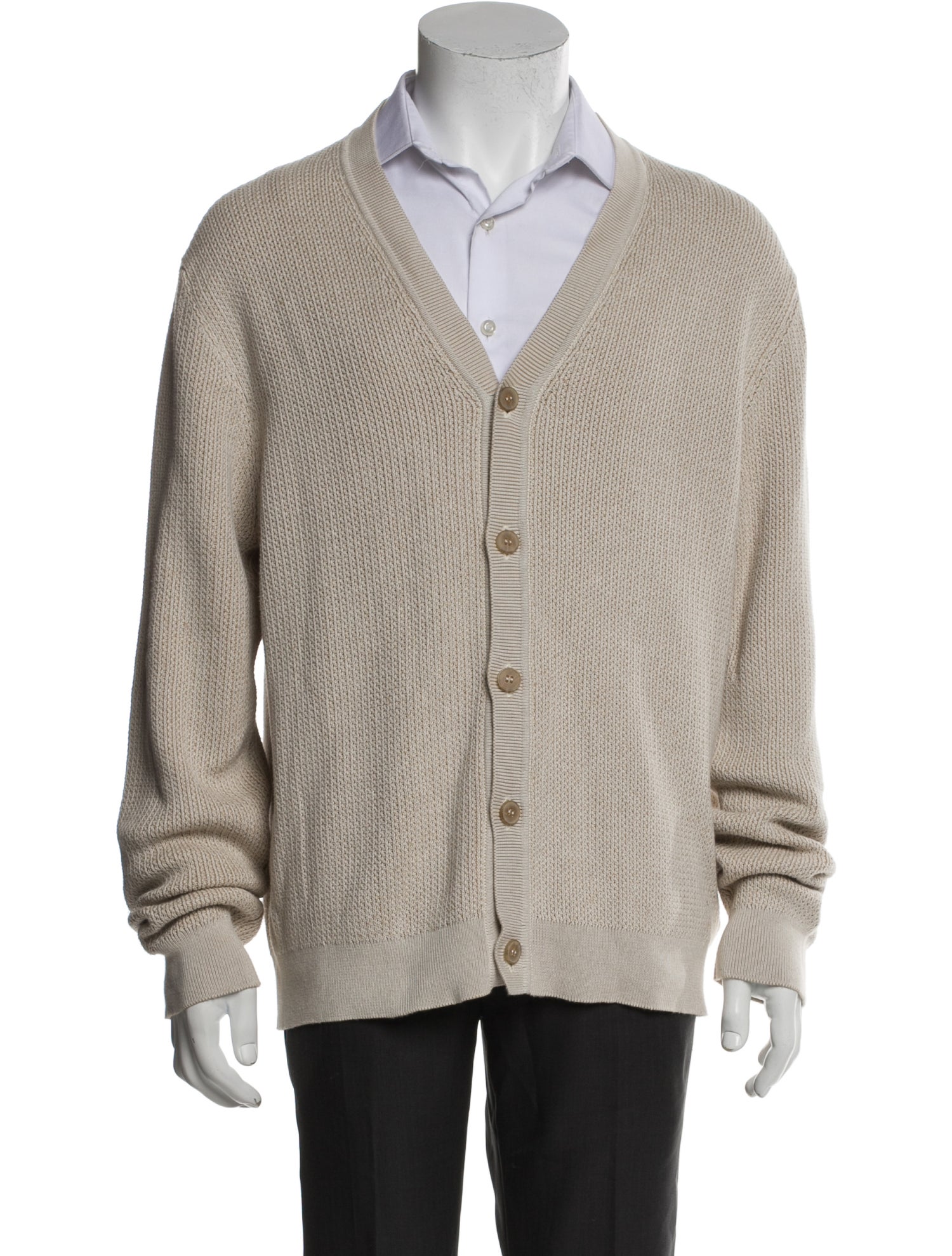 Sunspel V-Neck Long Sleeve Cardigan