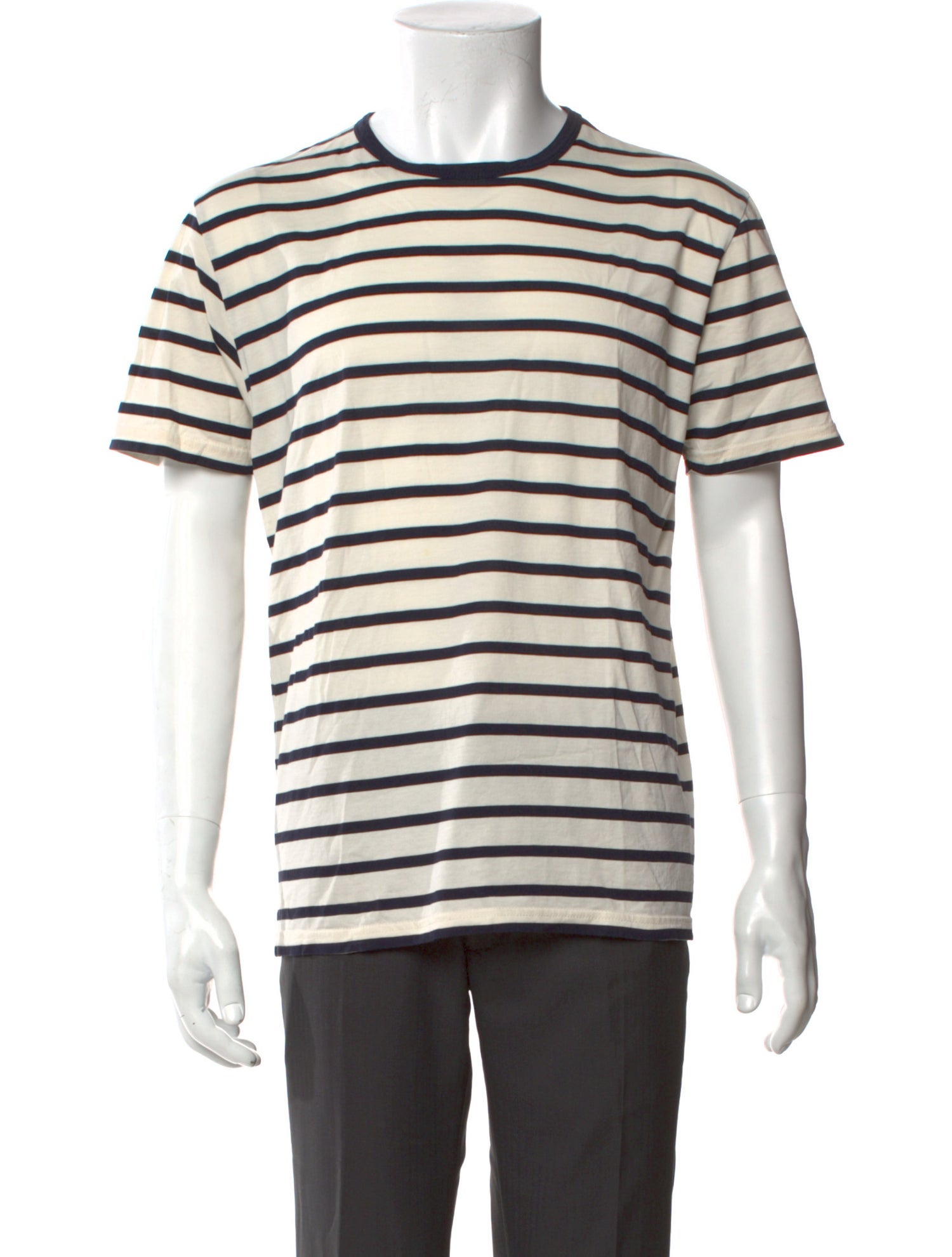 Sunspel Striped Crew Neck T-Shirt