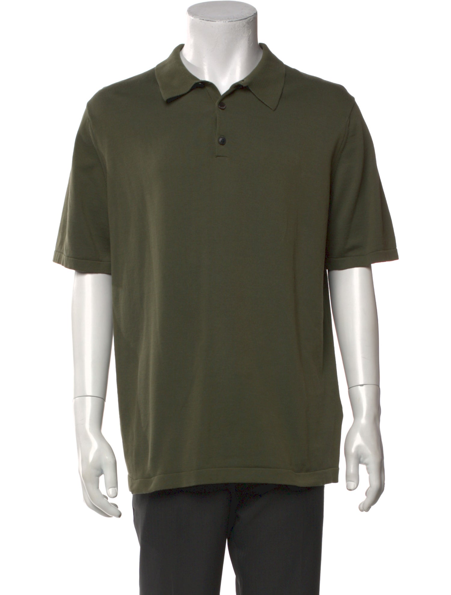 Sunspel Crew Neck Short Sleeve Polo Shirt
