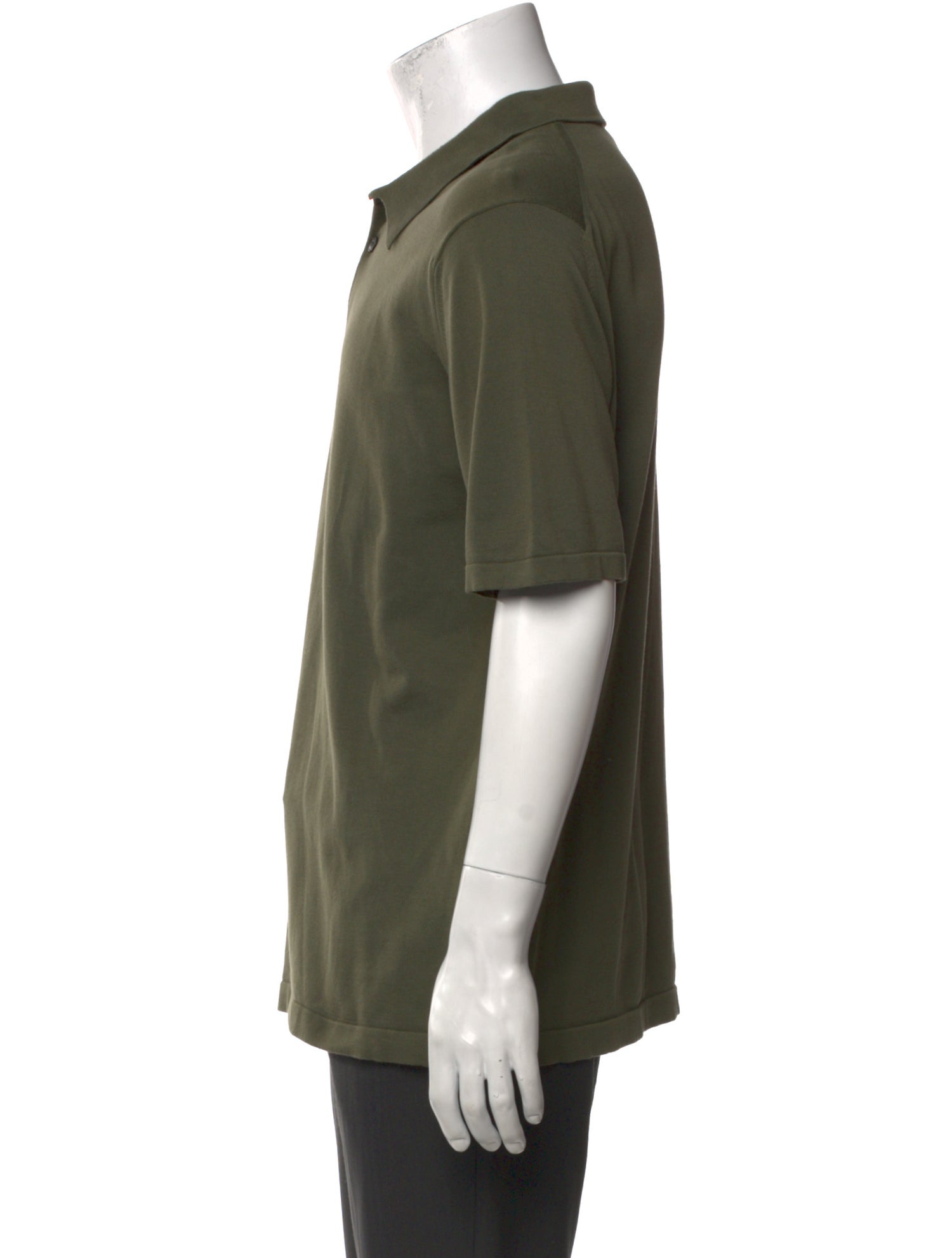 Sunspel Crew Neck Short Sleeve Polo Shirt