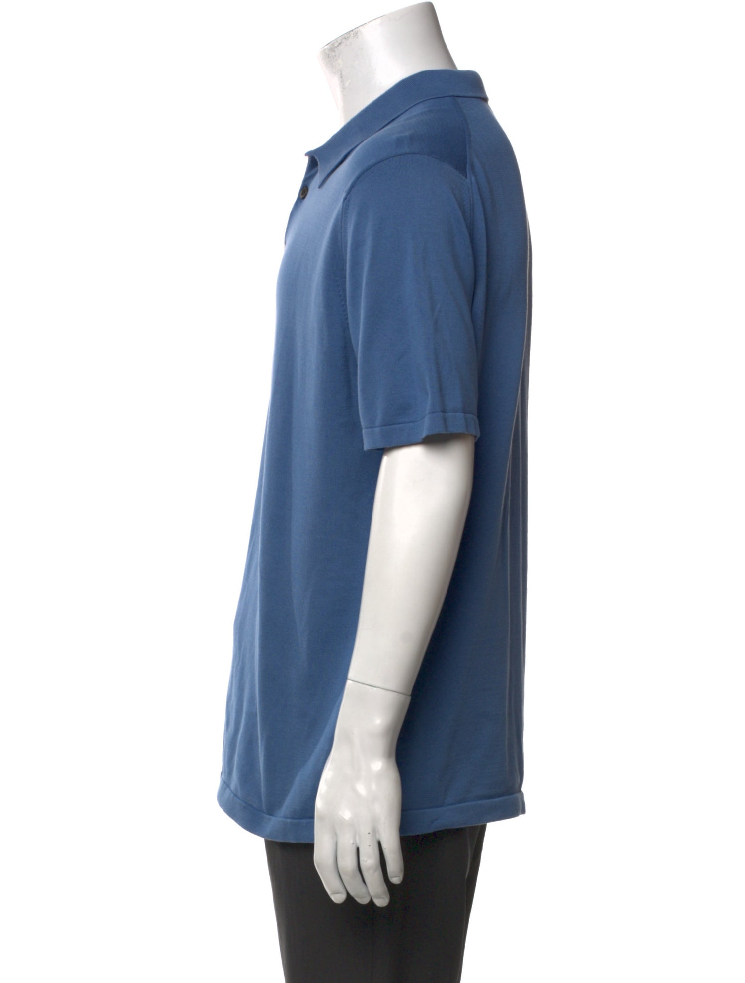 Sunspel Crew Neck Short Sleeve Polo Shirt