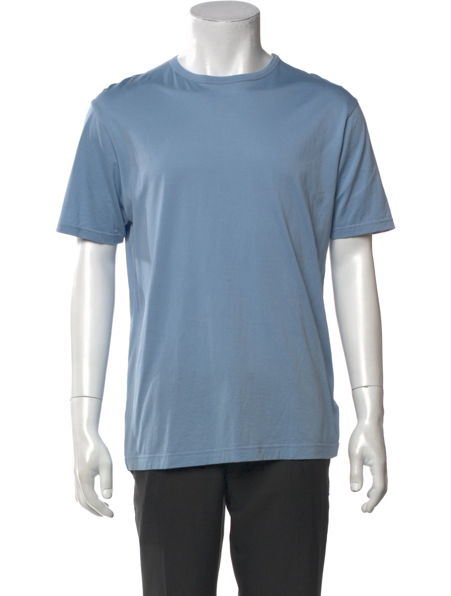 Sunspel Crew Neck Short Sleeve Polo Shirt