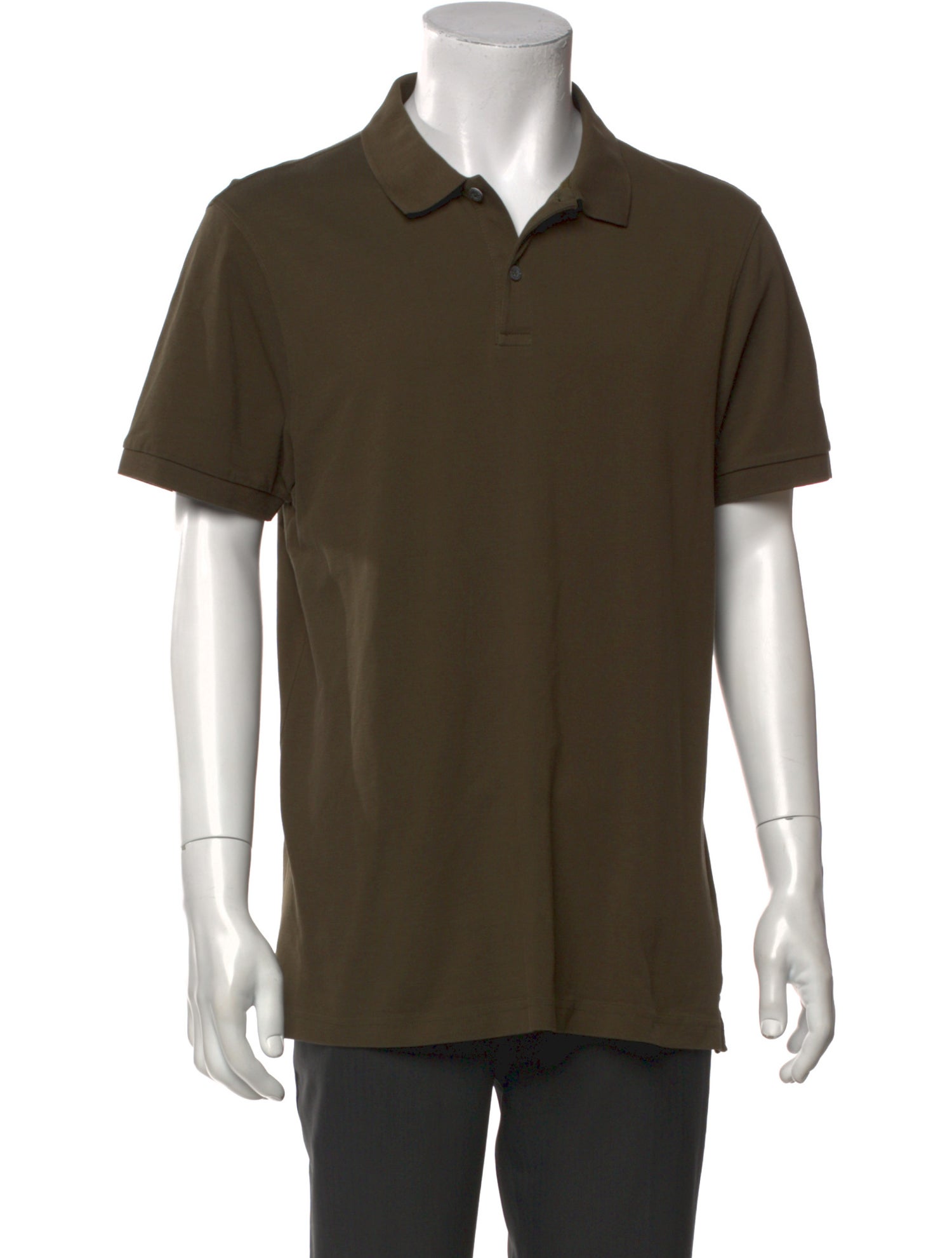Sunspel Crew Neck Short Sleeve Polo Shirt
