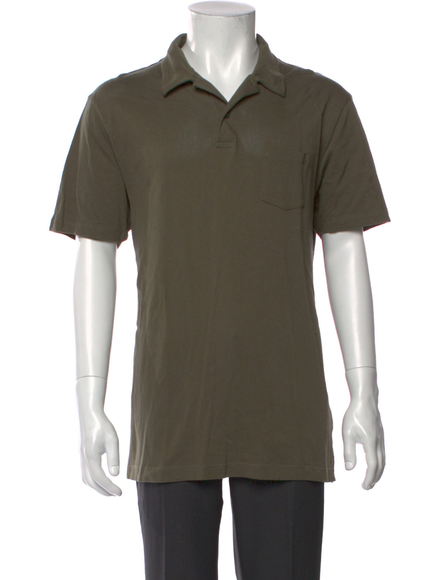 Sunspel Collar Short Sleeve Polo Shirt