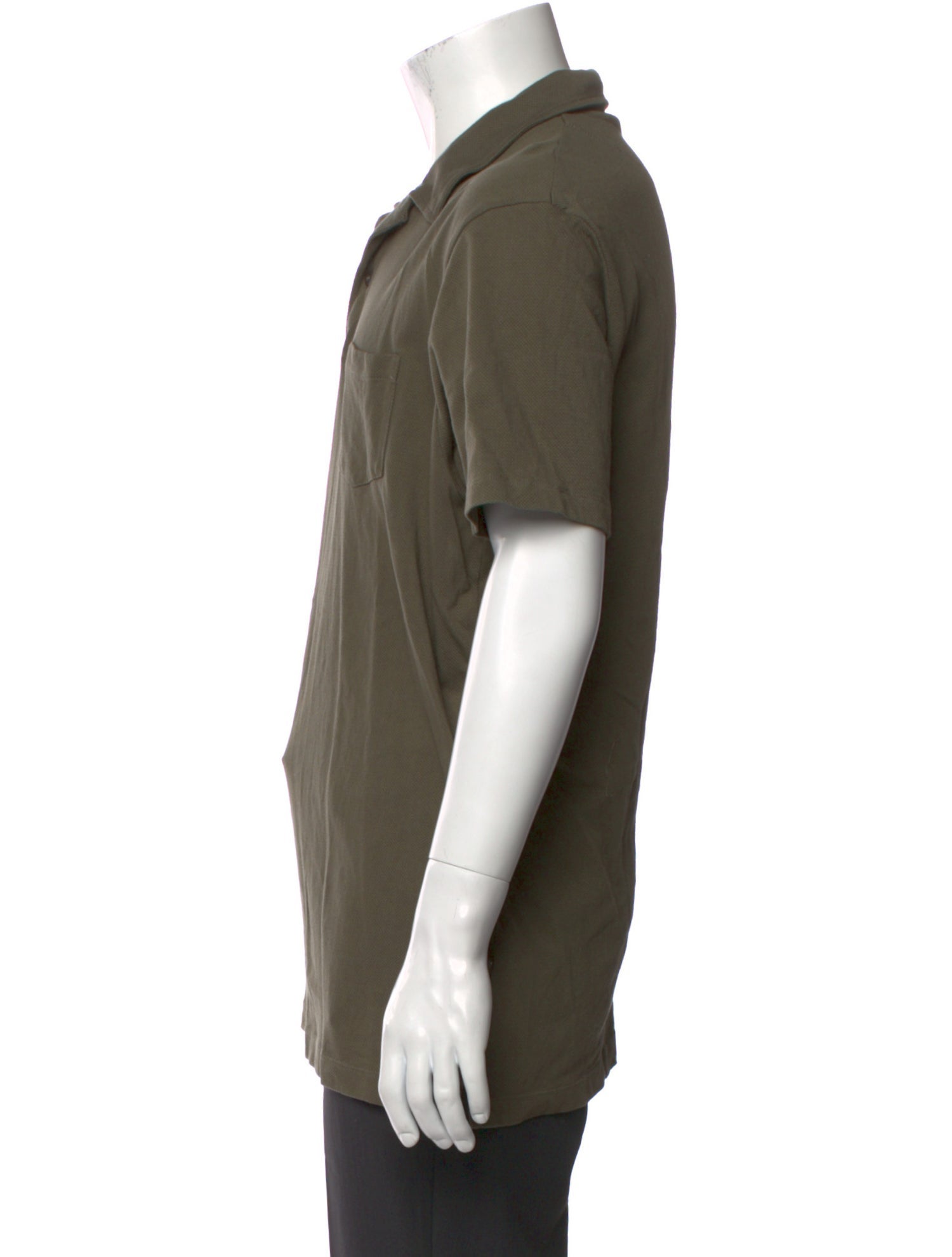 Sunspel Collar Short Sleeve Polo Shirt