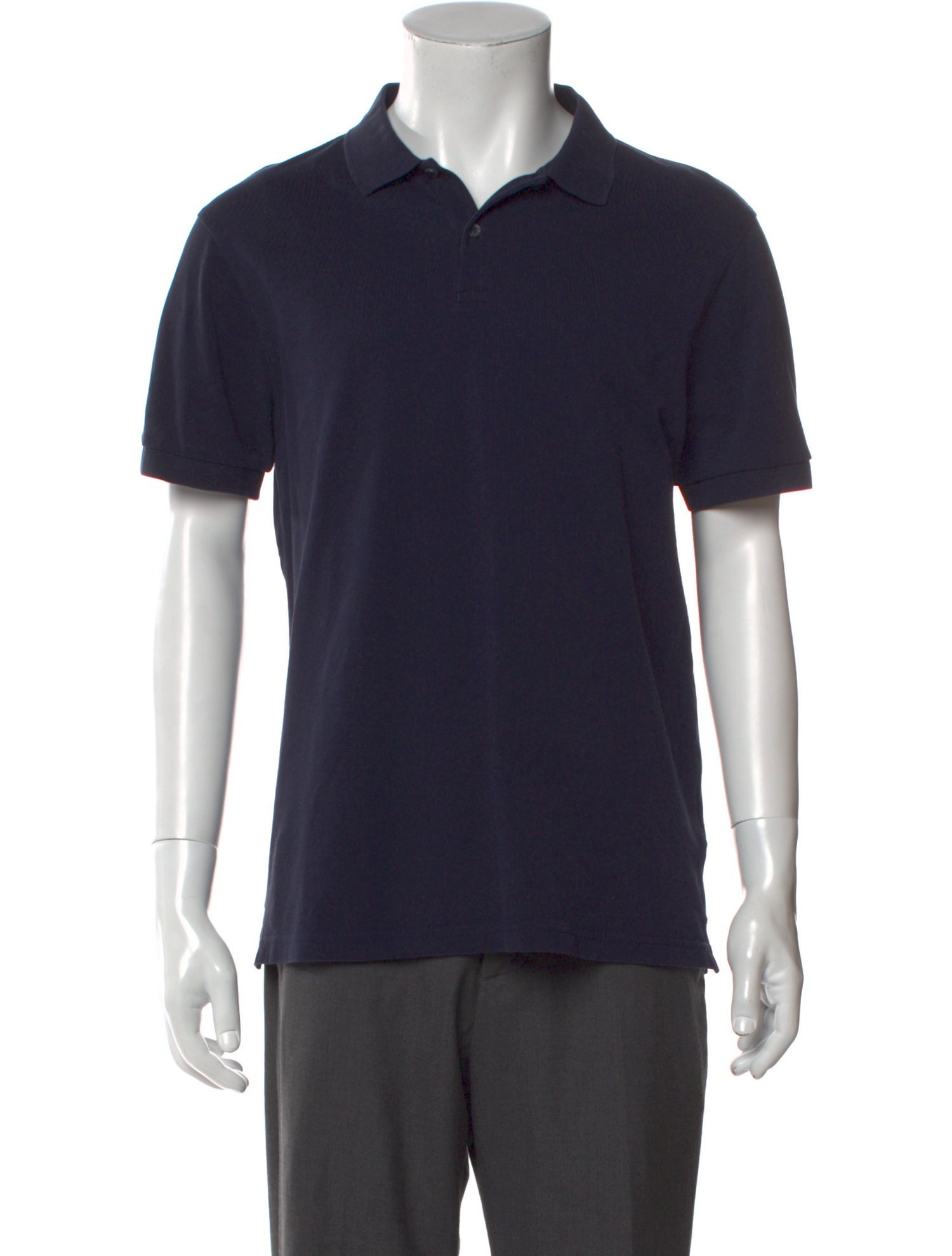 Sunspel Crew Neck Short Sleeve Polo Shirt