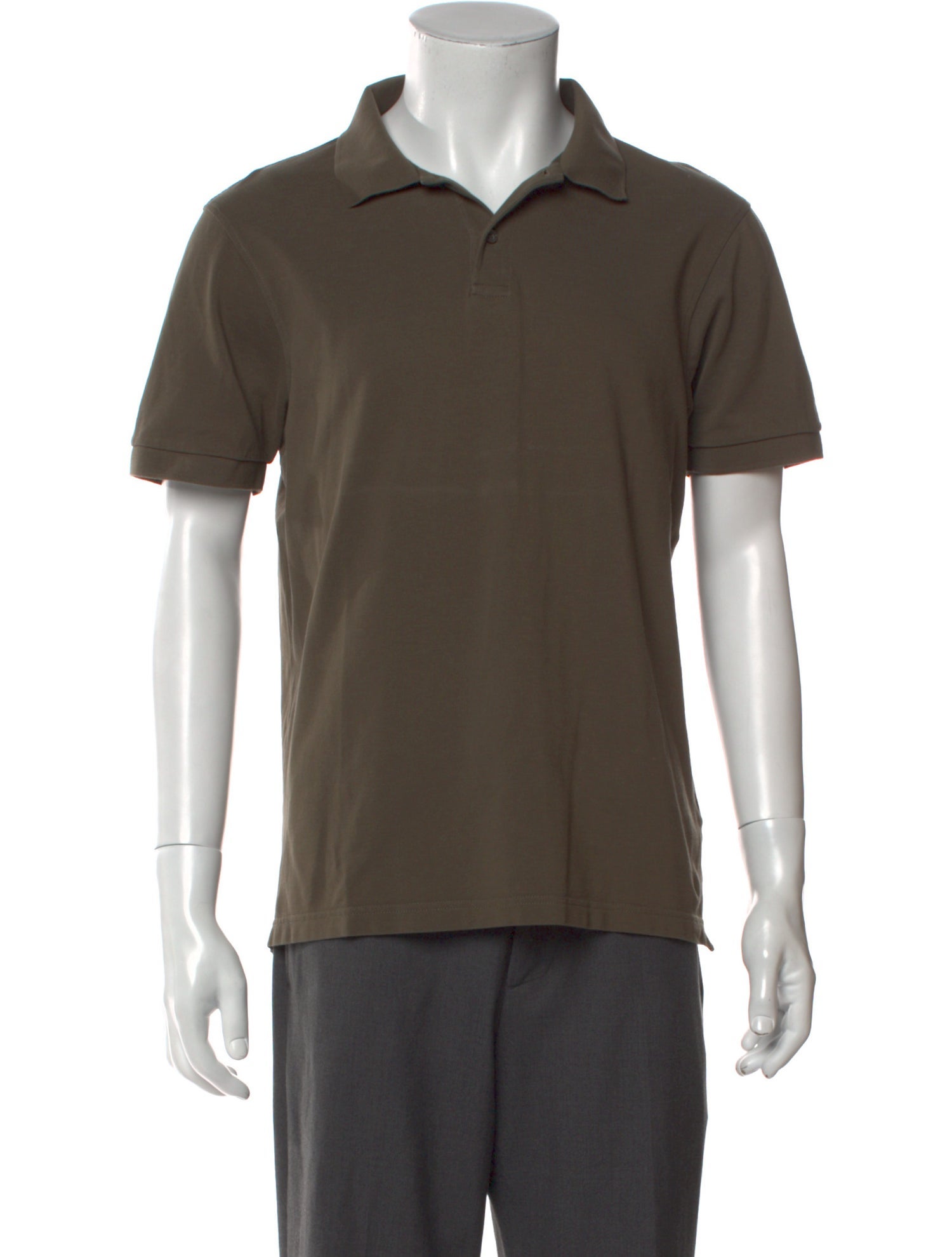 Sunspel V-Neck Short Sleeve Polo Shirt