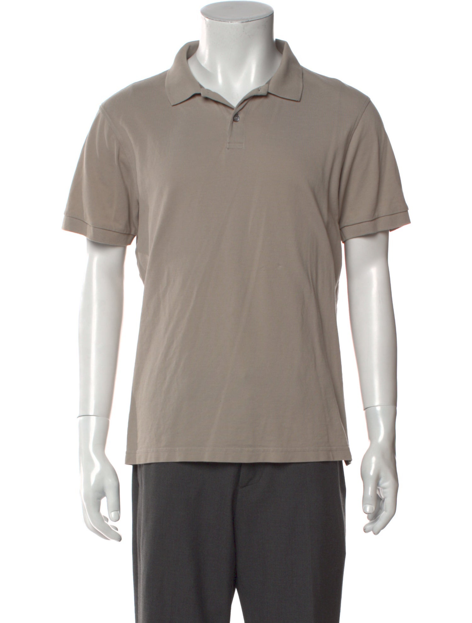 Sunspel V-Neck Short Sleeve Polo Shirt