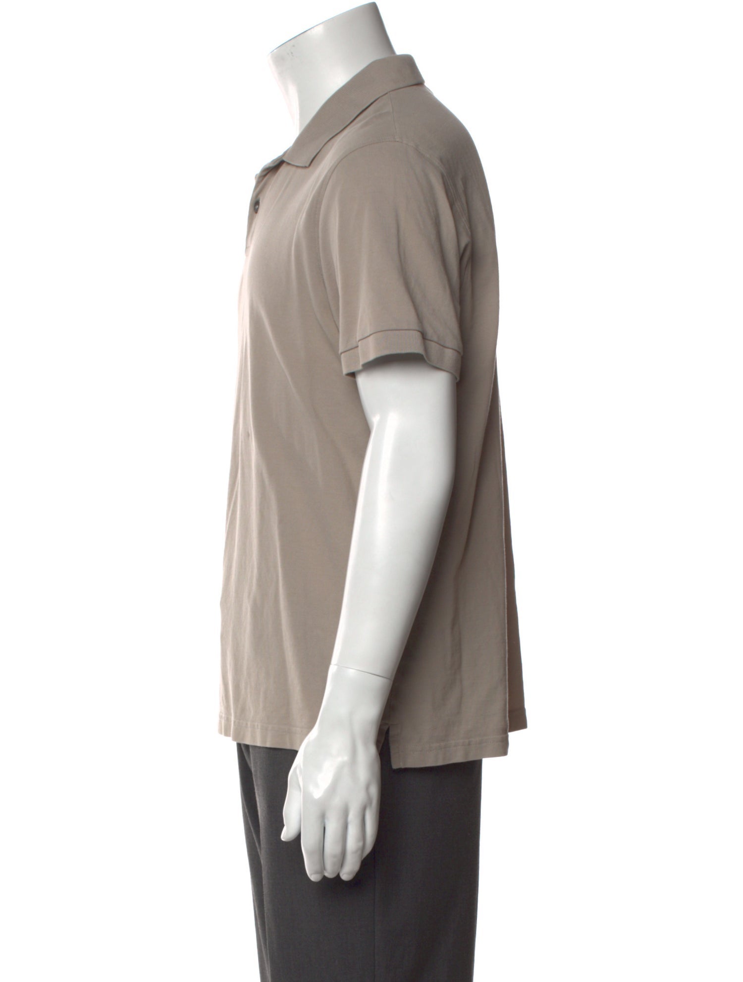 Sunspel V-Neck Short Sleeve Polo Shirt