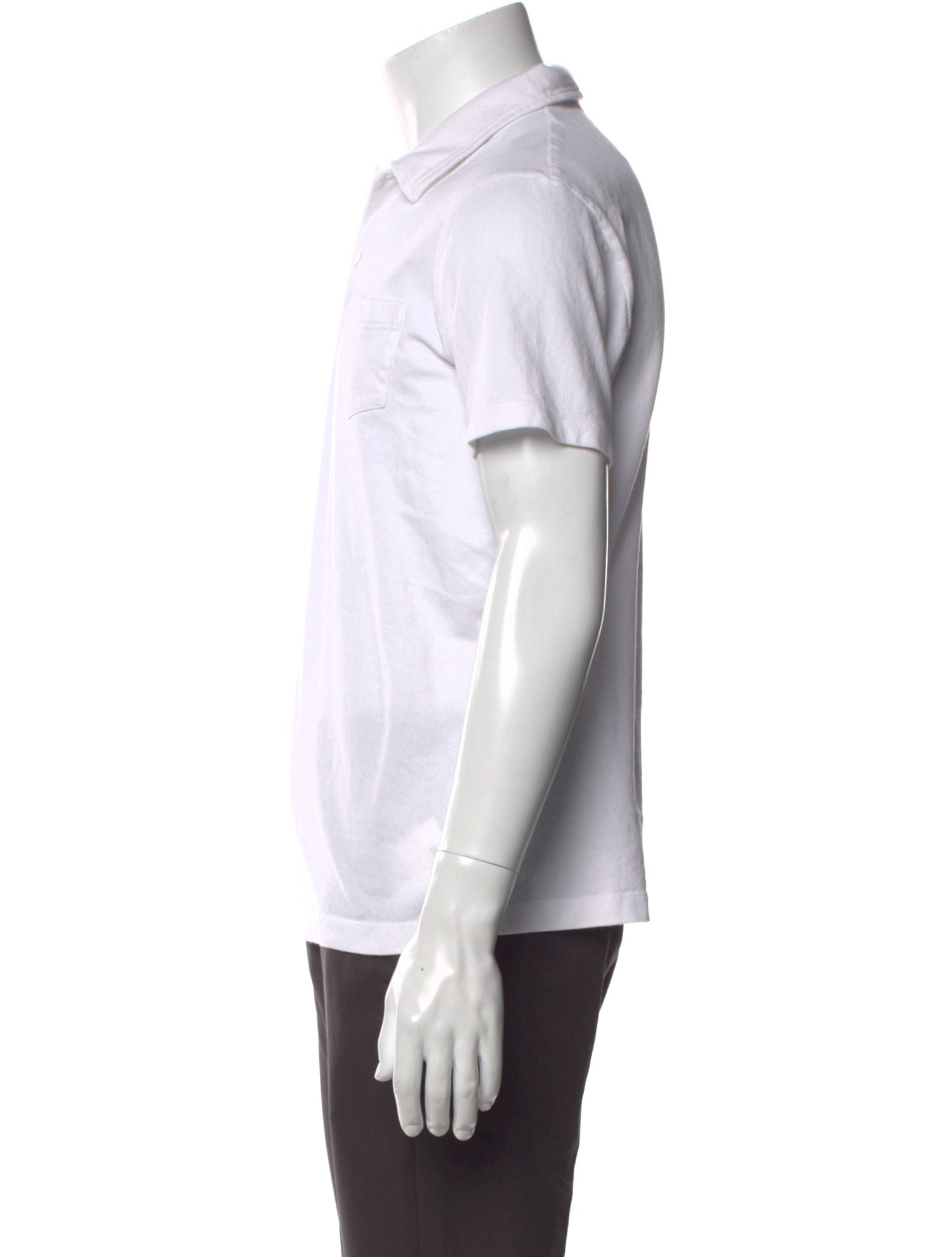 Sunspel Collar Short Sleeve Polo Shirt