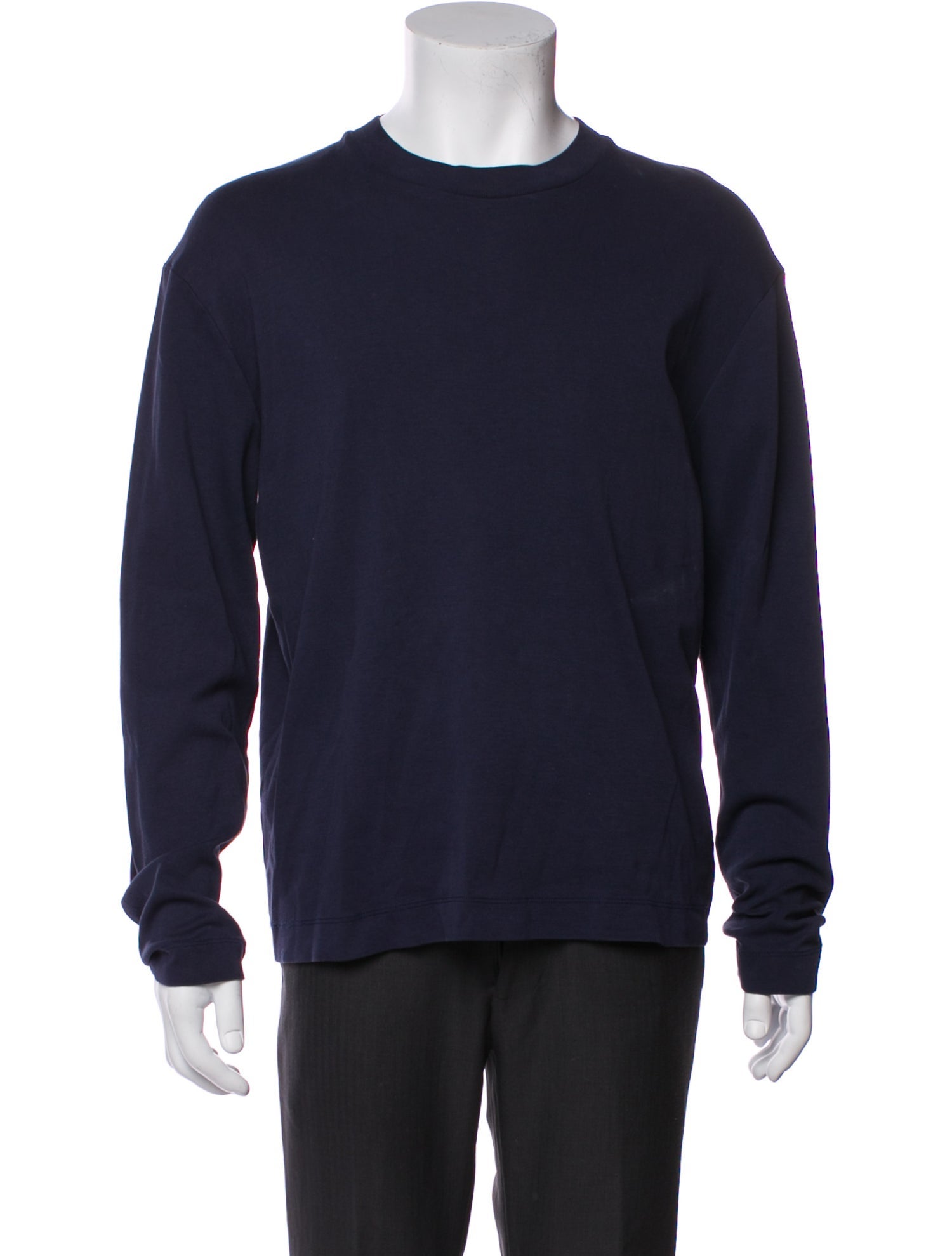 Sunspel Crew Neck Long Sleeve T-Shirt