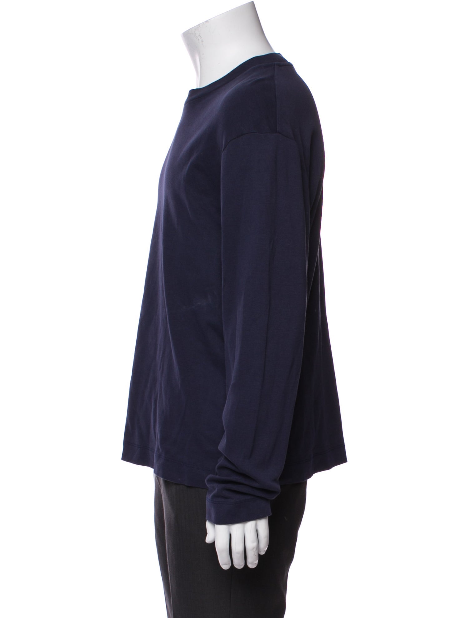 Sunspel Crew Neck Long Sleeve T-Shirt