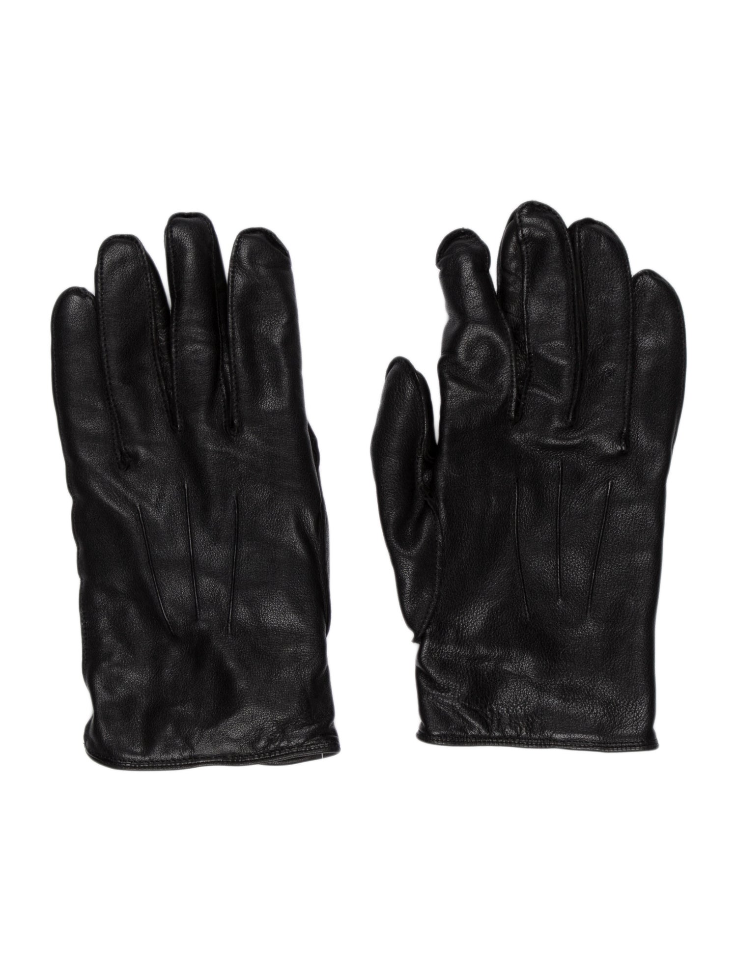 Sunspel leather gloves