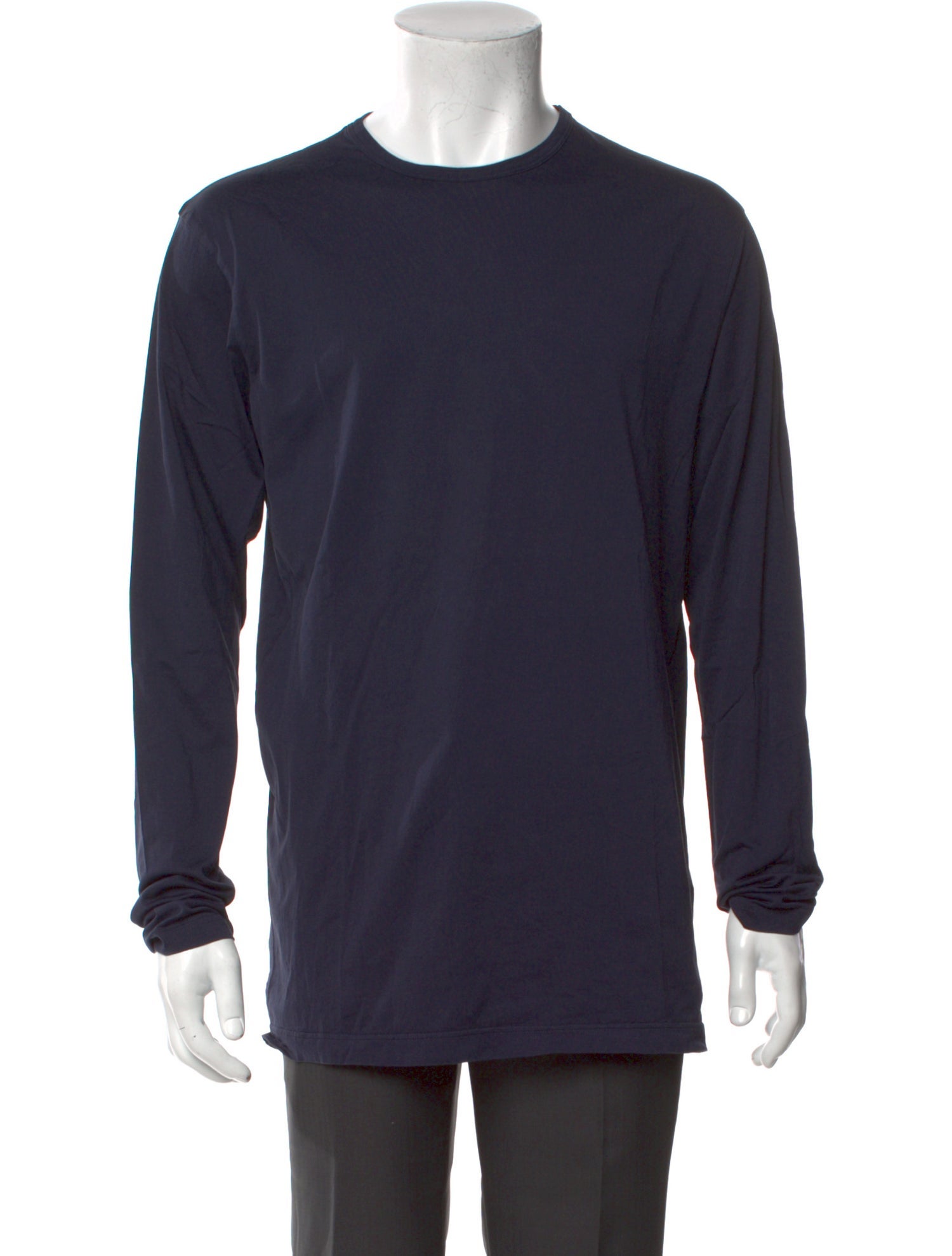 Sunspel Crew Neck Long Sleeve T-Shirt