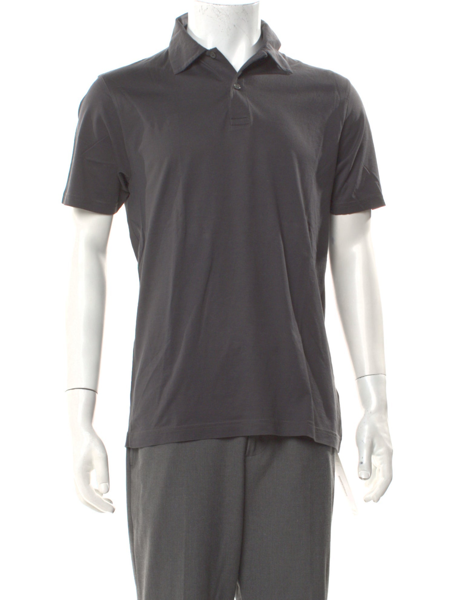 Sunspel V-Neck Short Sleeve Polo Shirt