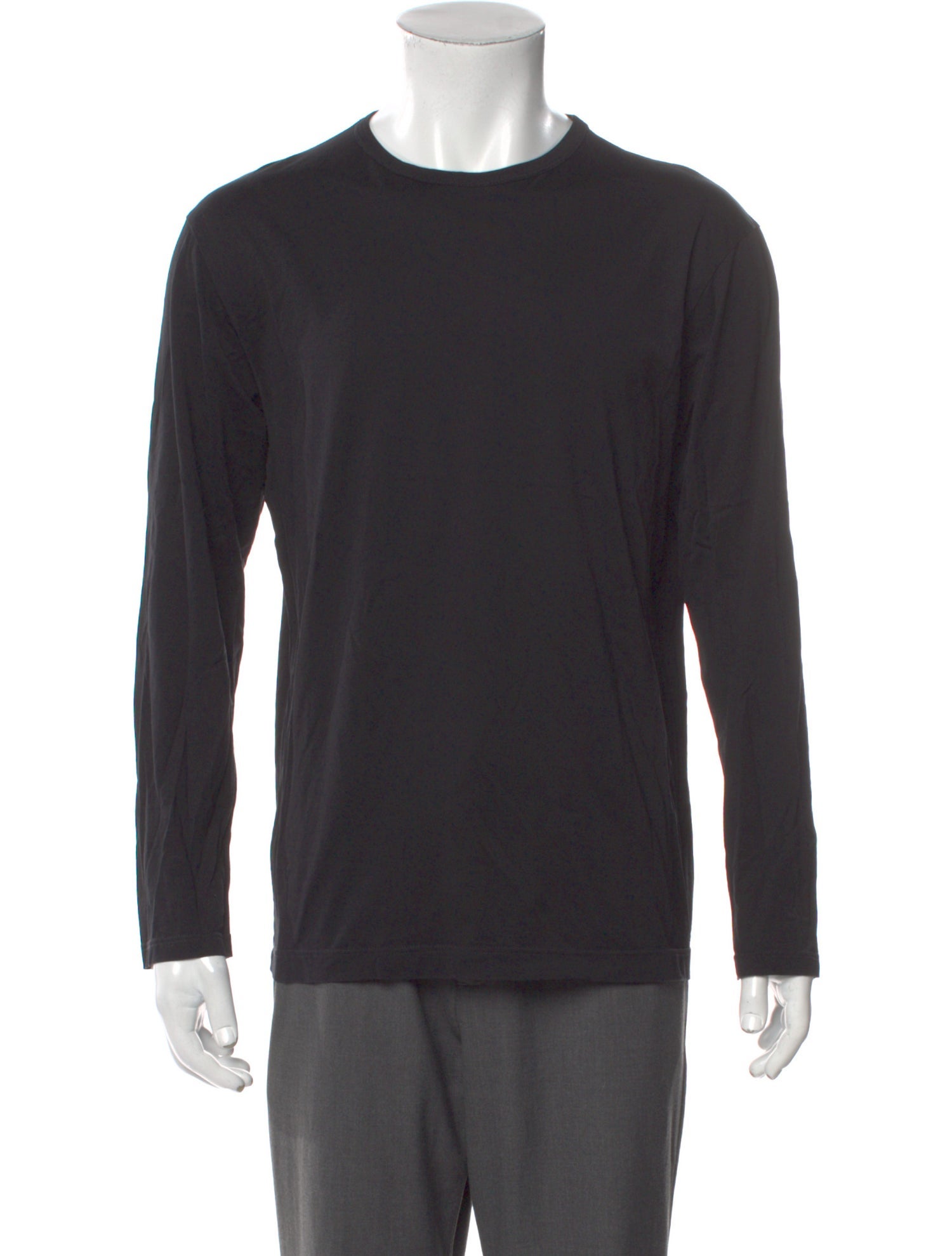 Sunspel Crew Neck Long Sleeve T-Shirt