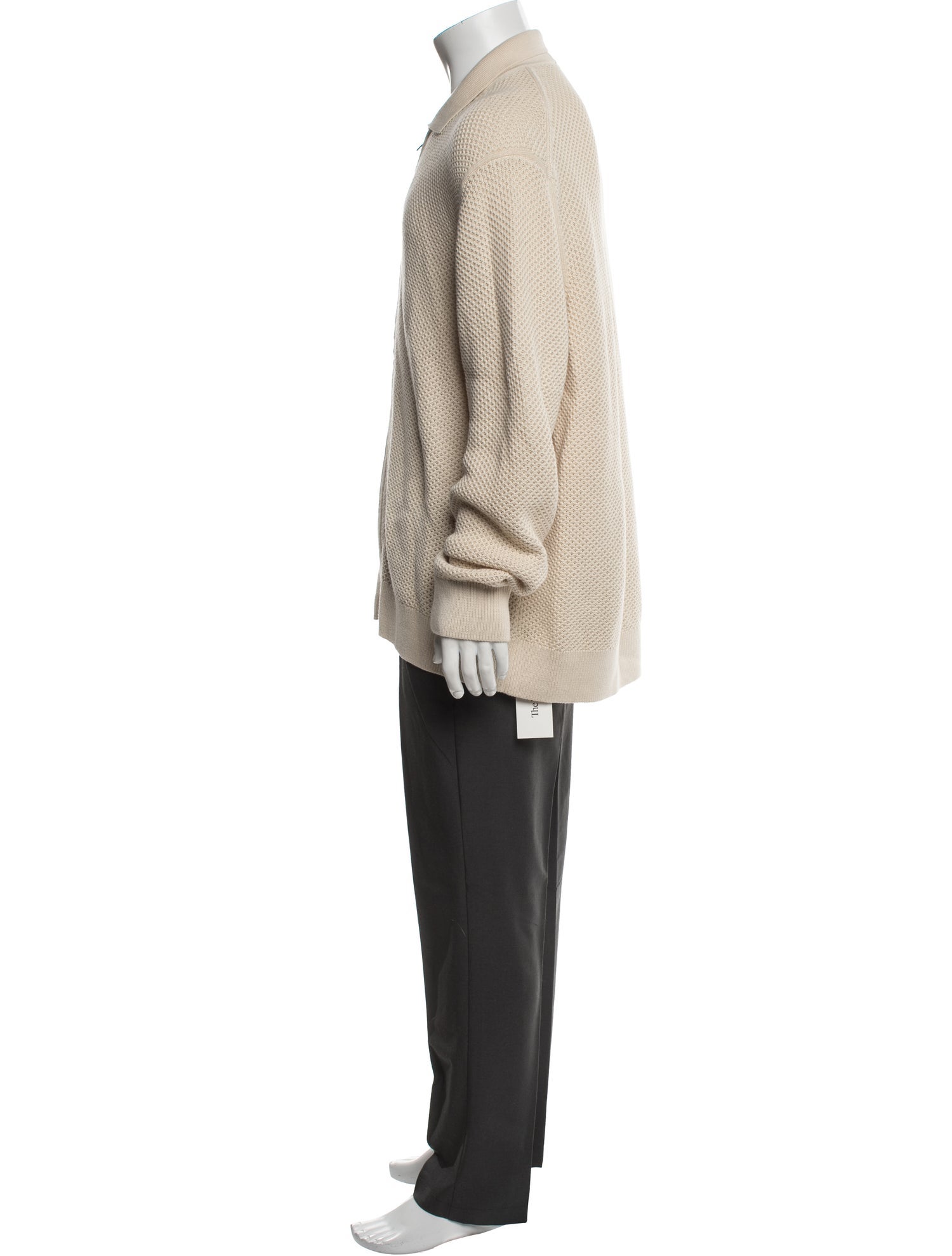 Sunspel Collar Long Sleeve Cardigan