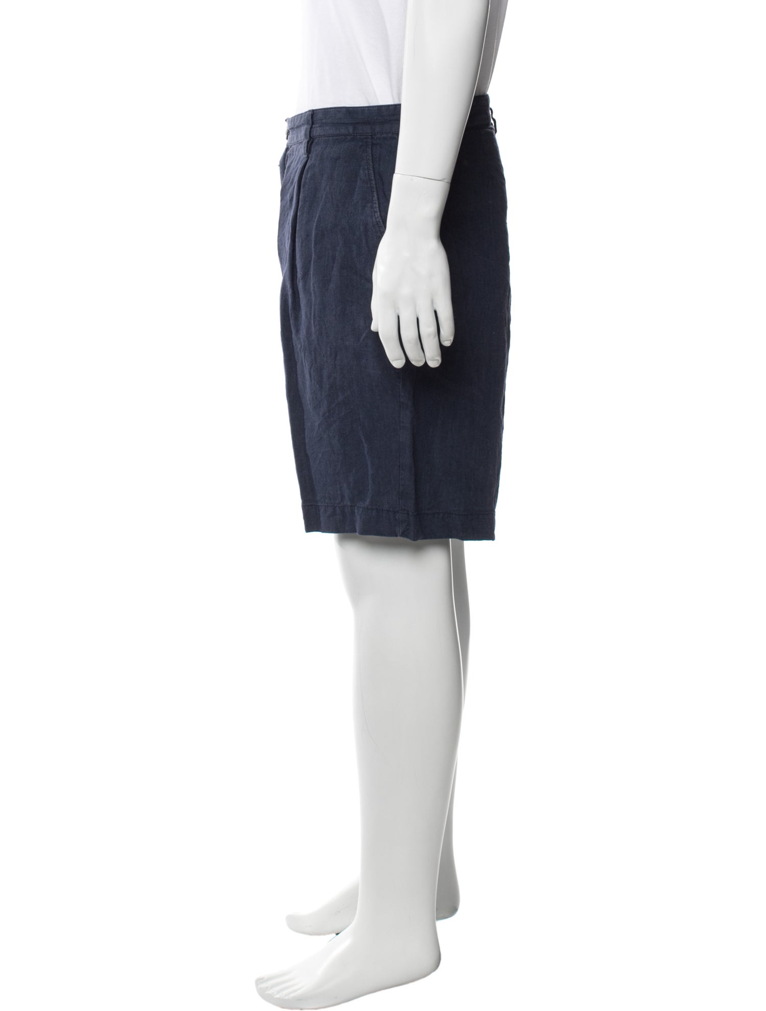 Sunspel Linen Flat Front Shorts