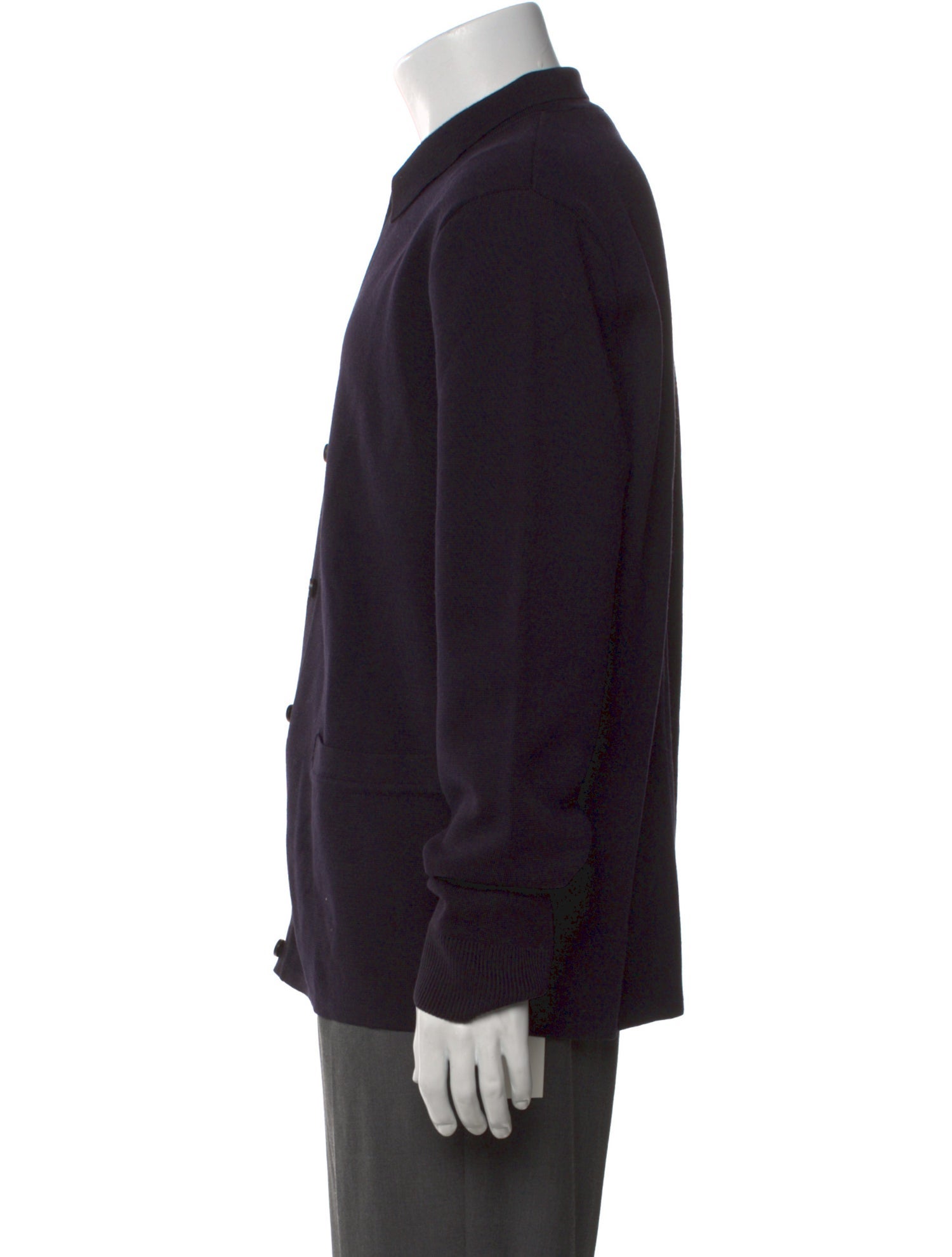 Sunspel Merino Wool Collar Cardigan