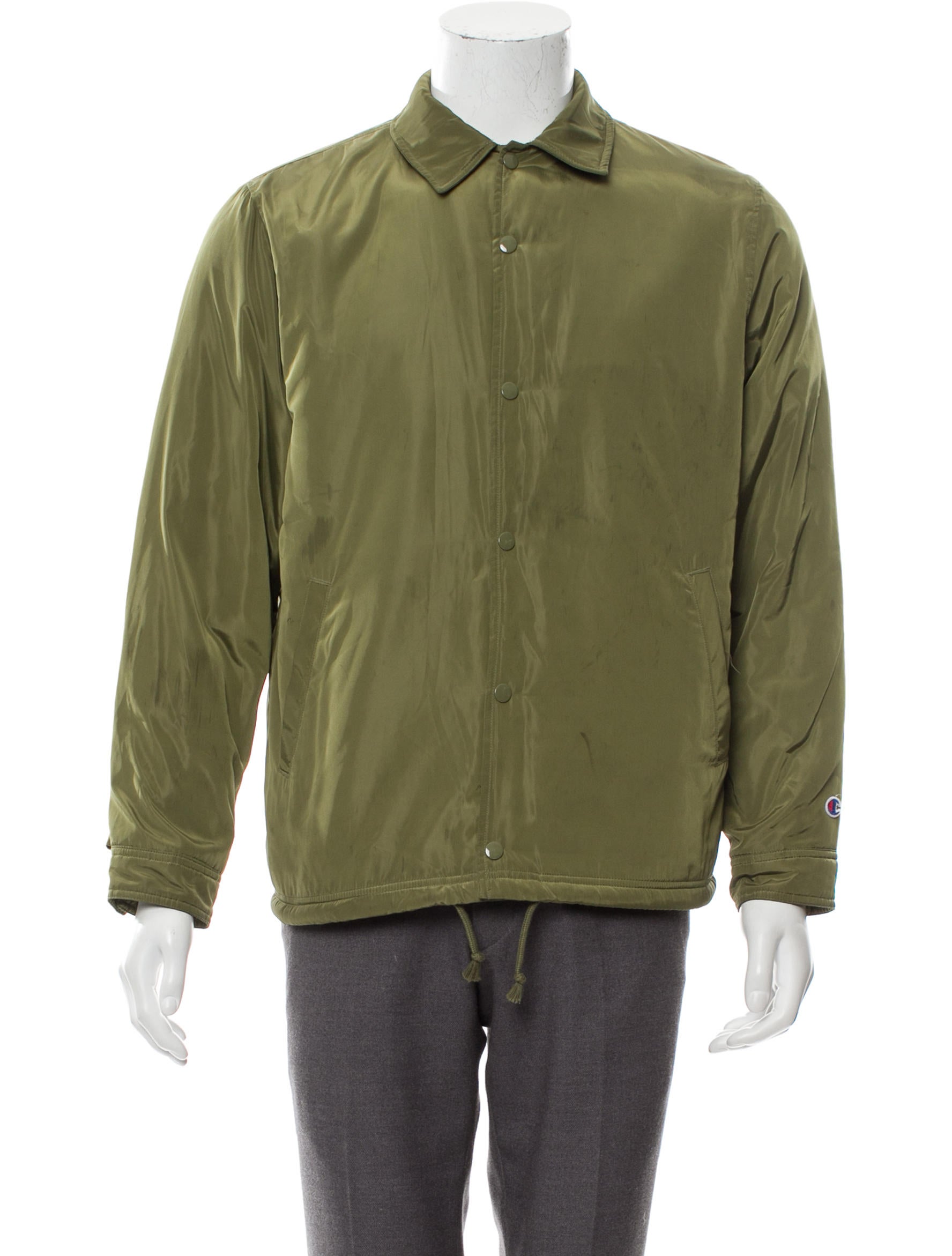 supreme x champion label coaches jacket