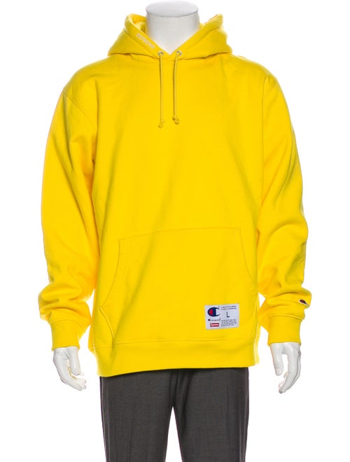 Supreme x Champion 2018 Logo Hoodie Yellow