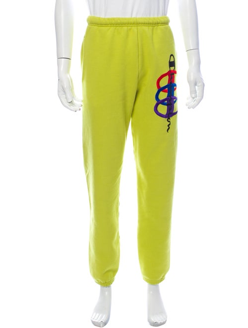 Supreme x Champion Graphic Print Sweatpants Green