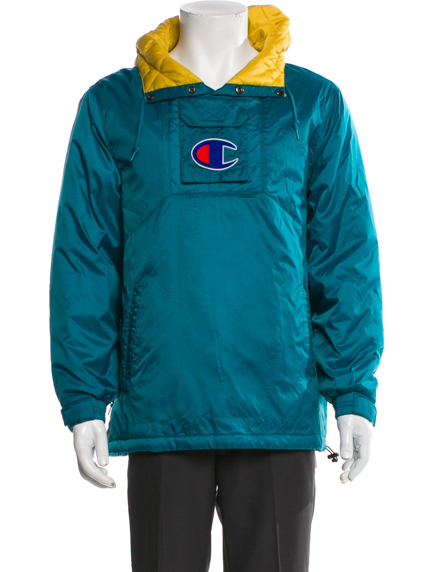 Supreme x Champion Colorblock Pattern Parka