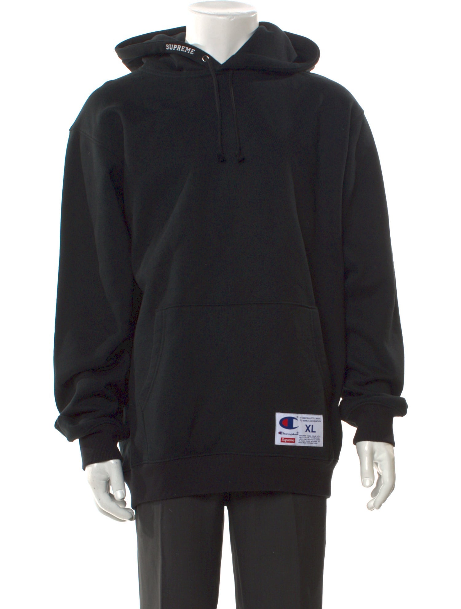 Supreme x Champion Crew Neck Long Sleeve Hoodie