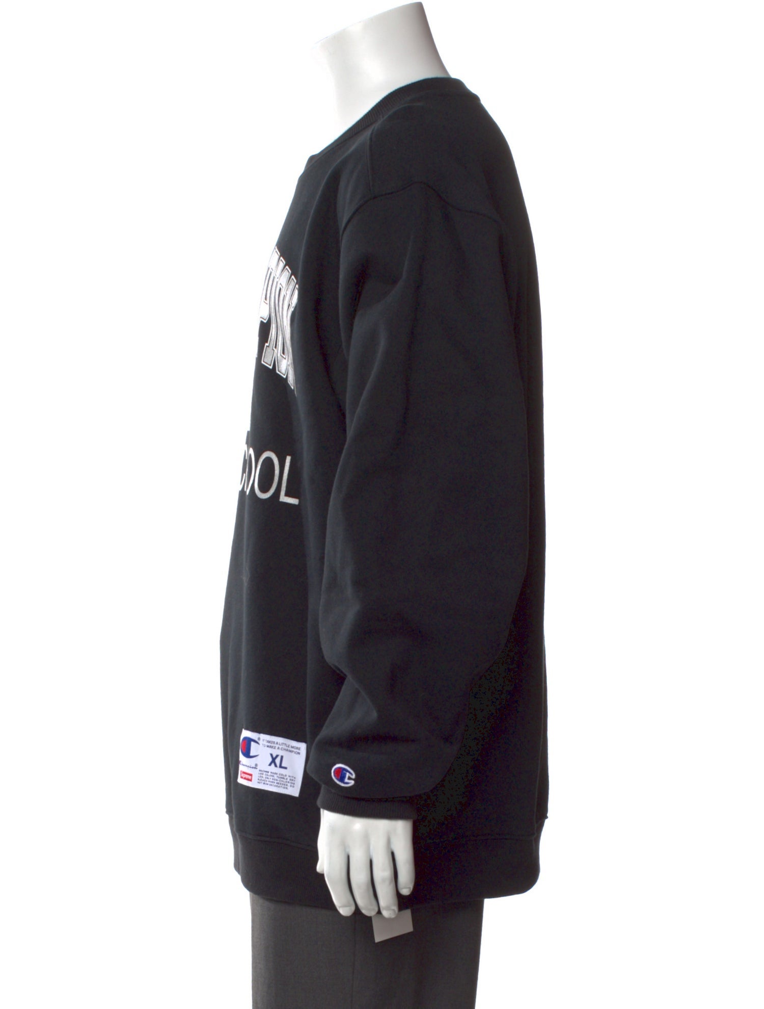 Supreme x Champion Graphic Print Crew Neck Sweatshirt
