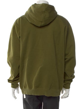 Supreme x Champion Graphic Print V-Neck Hoodie