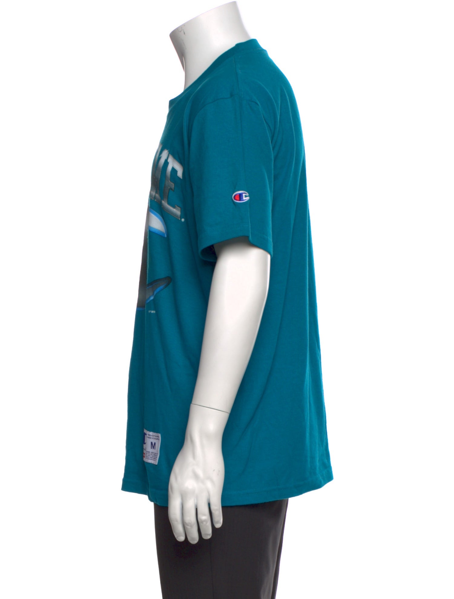 Supreme x Champion Graphic Print Crew Neck T-Shirt