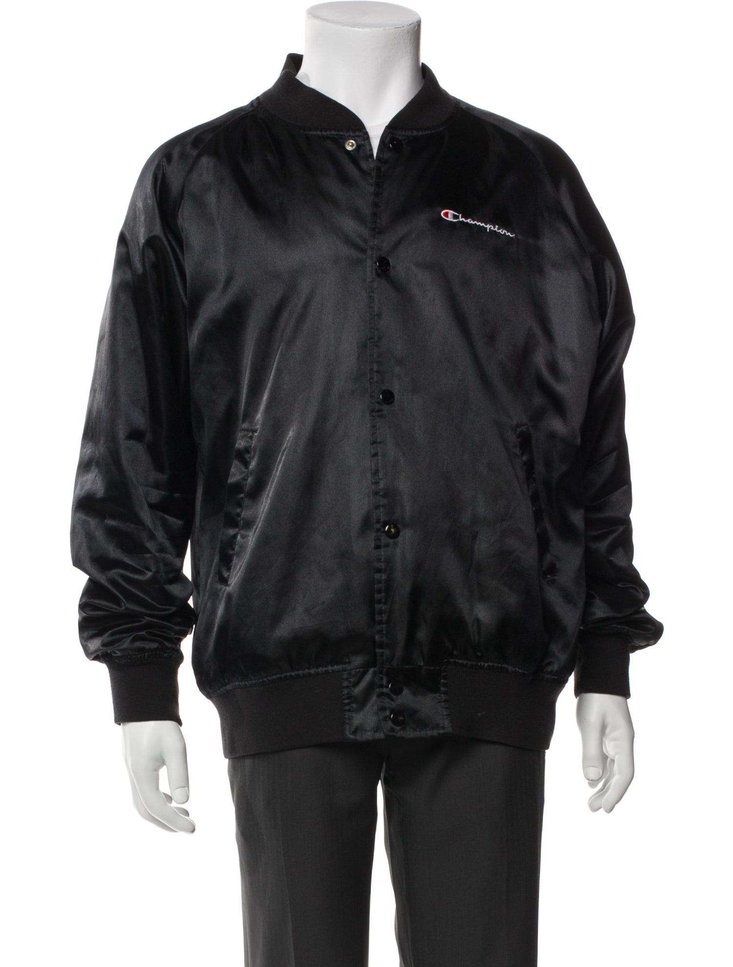 Supreme x Champion Graphic Print Bomber Jacket