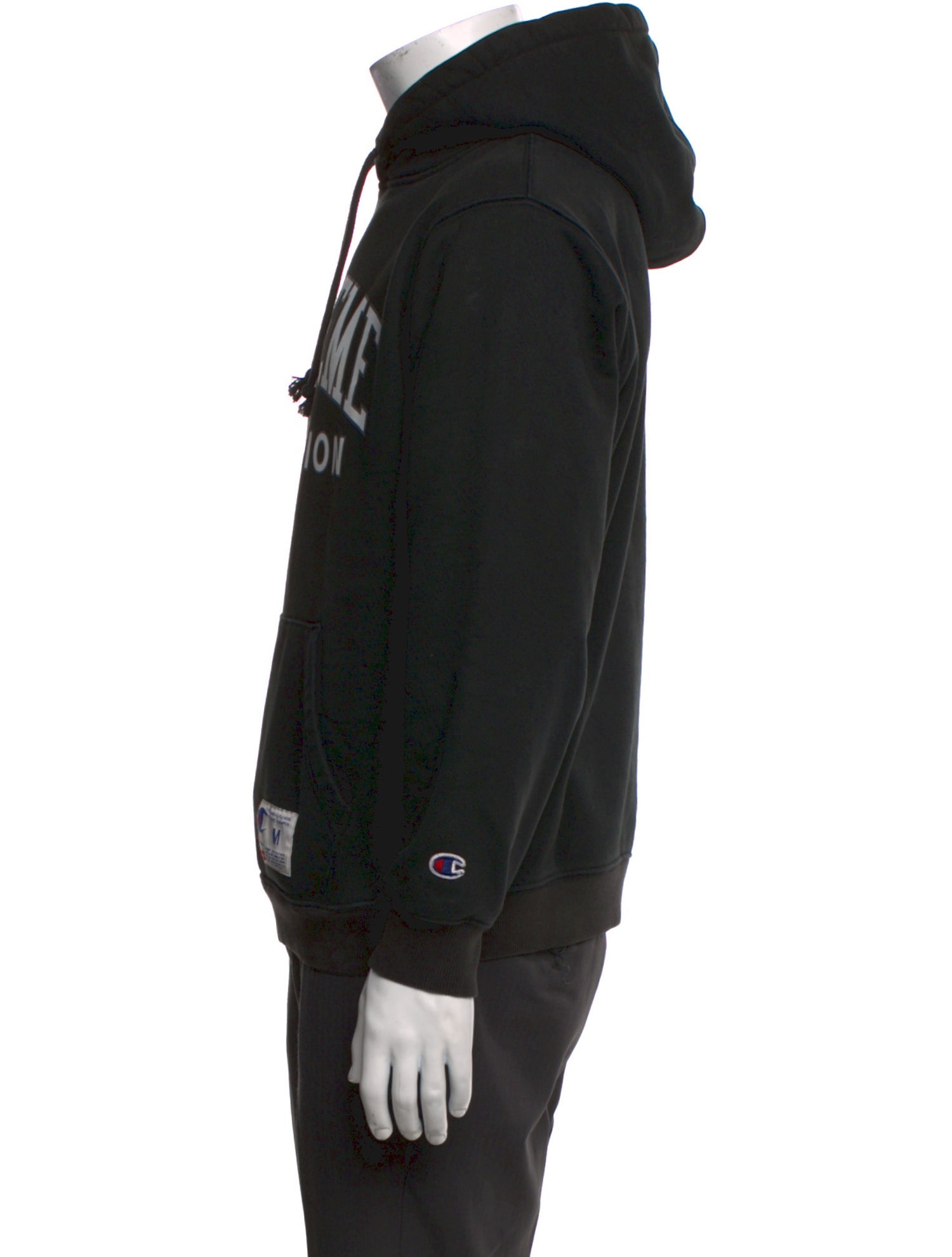 Supreme x Champion Graphic Print Crew Neck Hoodie