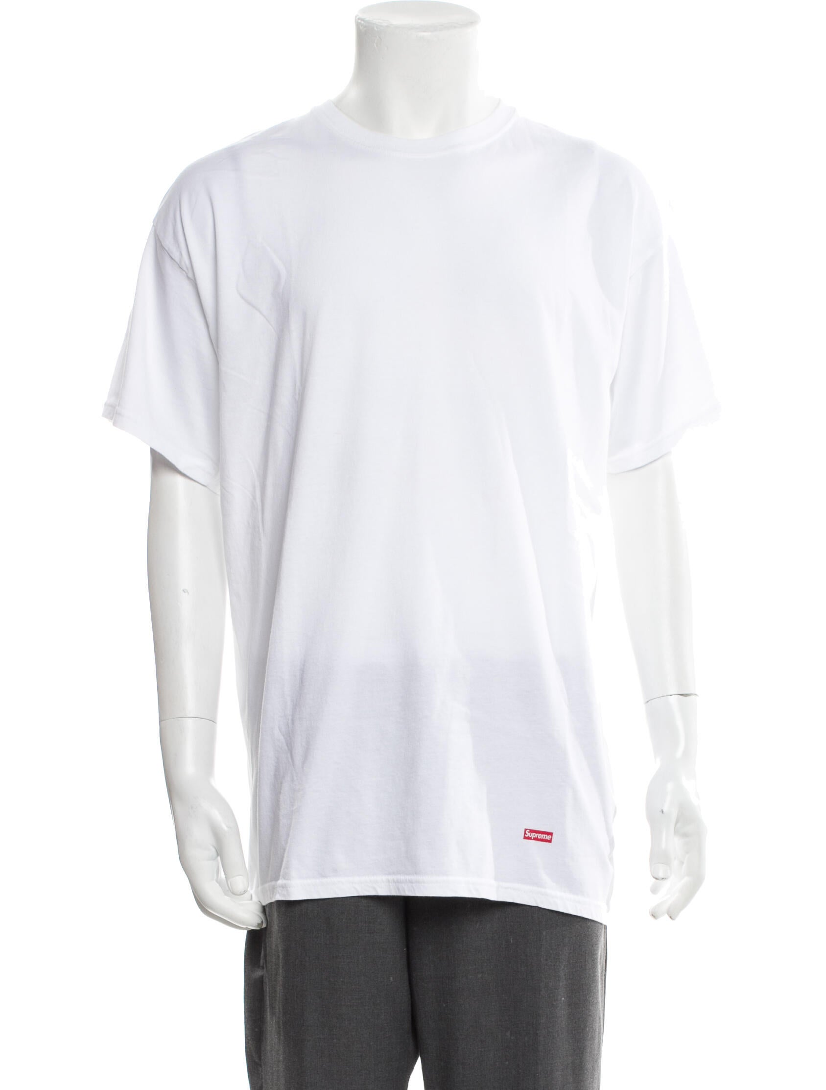 Supreme x Hanes Crew Neck Short Sleeve T-Shirt