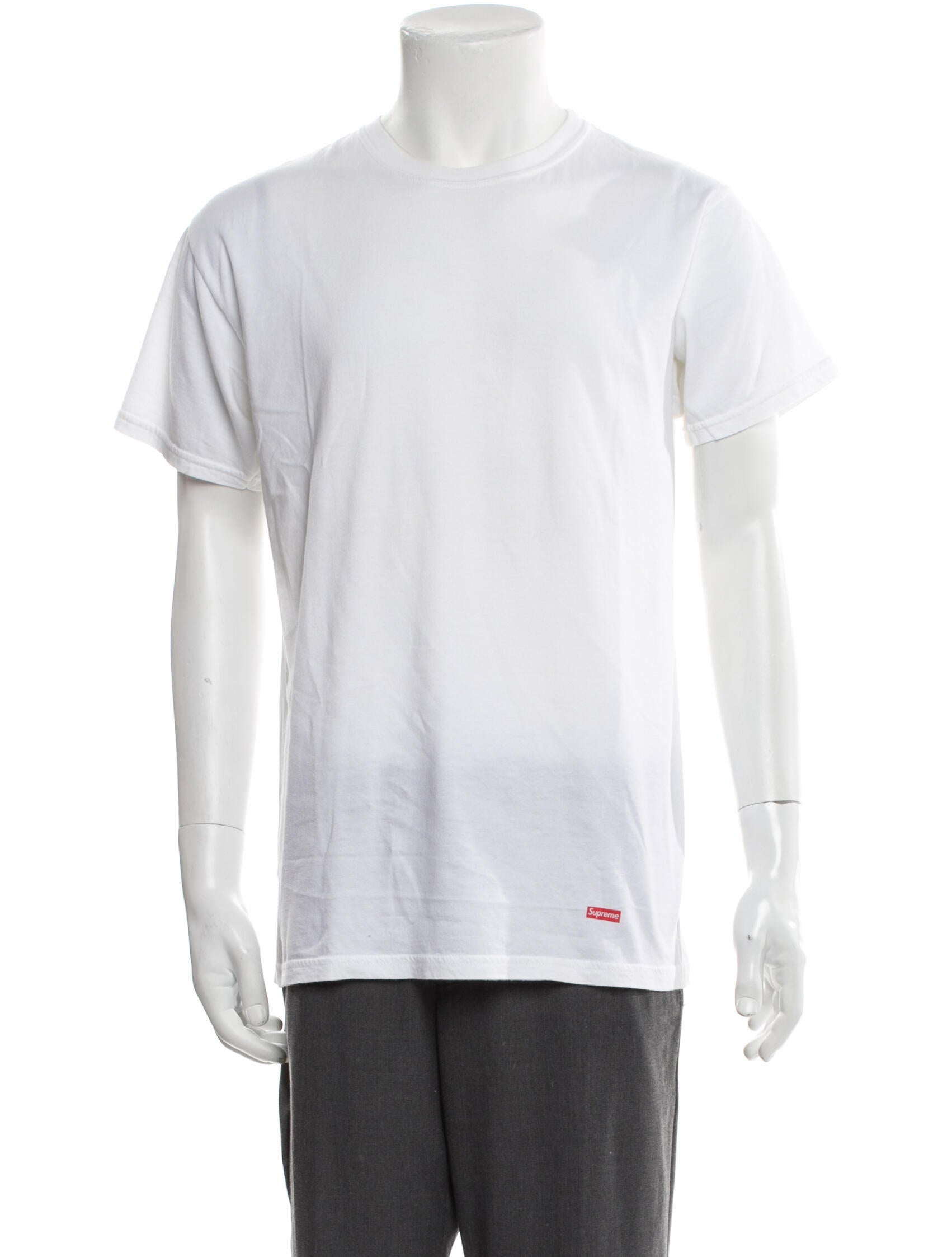 トップス Supreme x Hanes Bones Thermal Crew White Supreme Hanes Bones Thermal Crew (1 Pack) Natural - US
