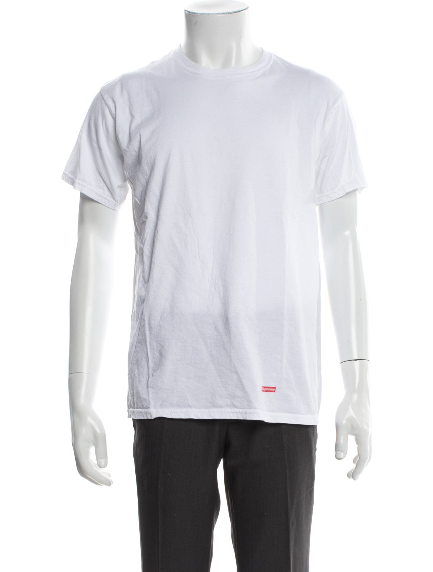 Supreme x Hanes Crew Neck Short Sleeve T-Shirt