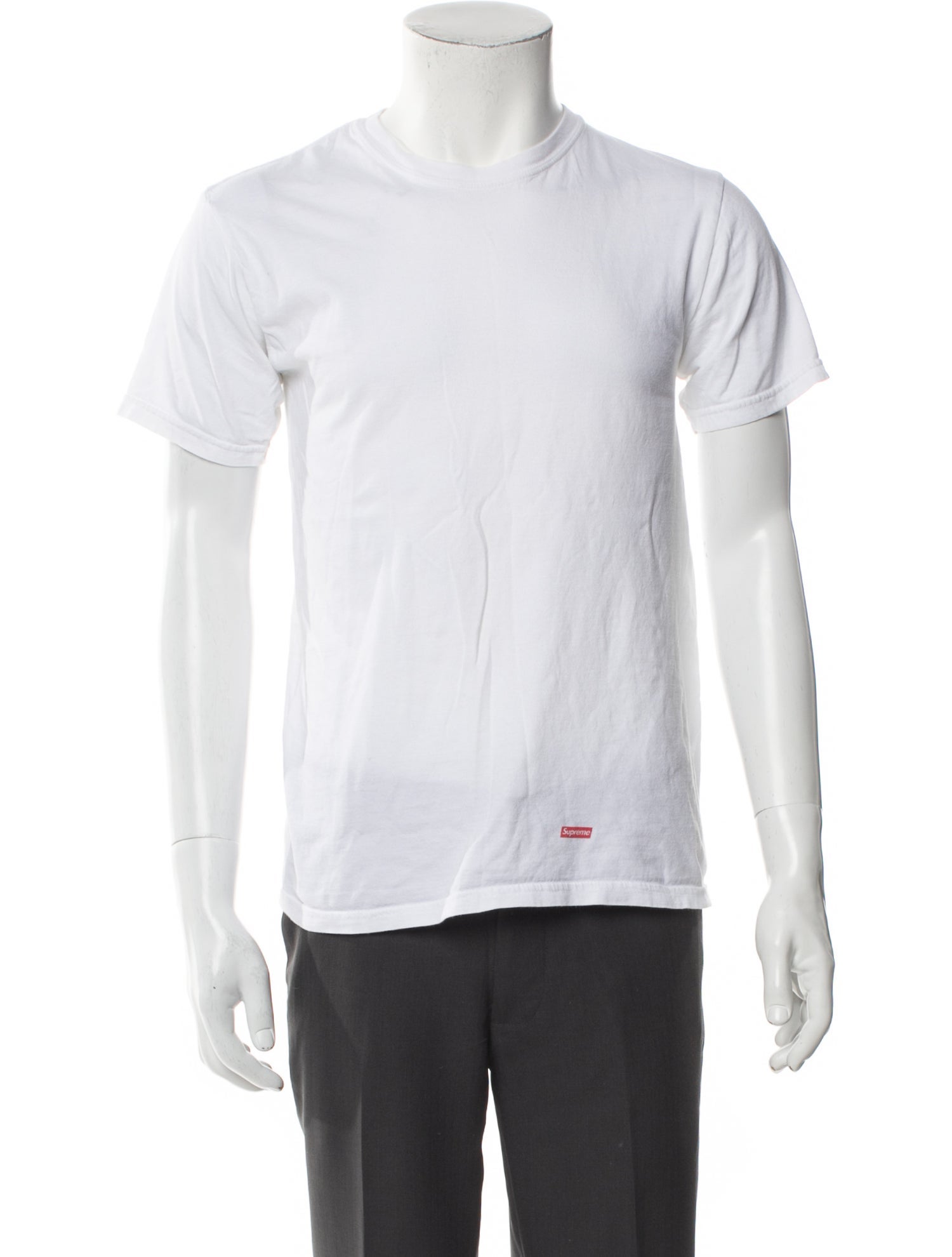 Supreme x Hanes Crew Neck Short Sleeve T-Shirt