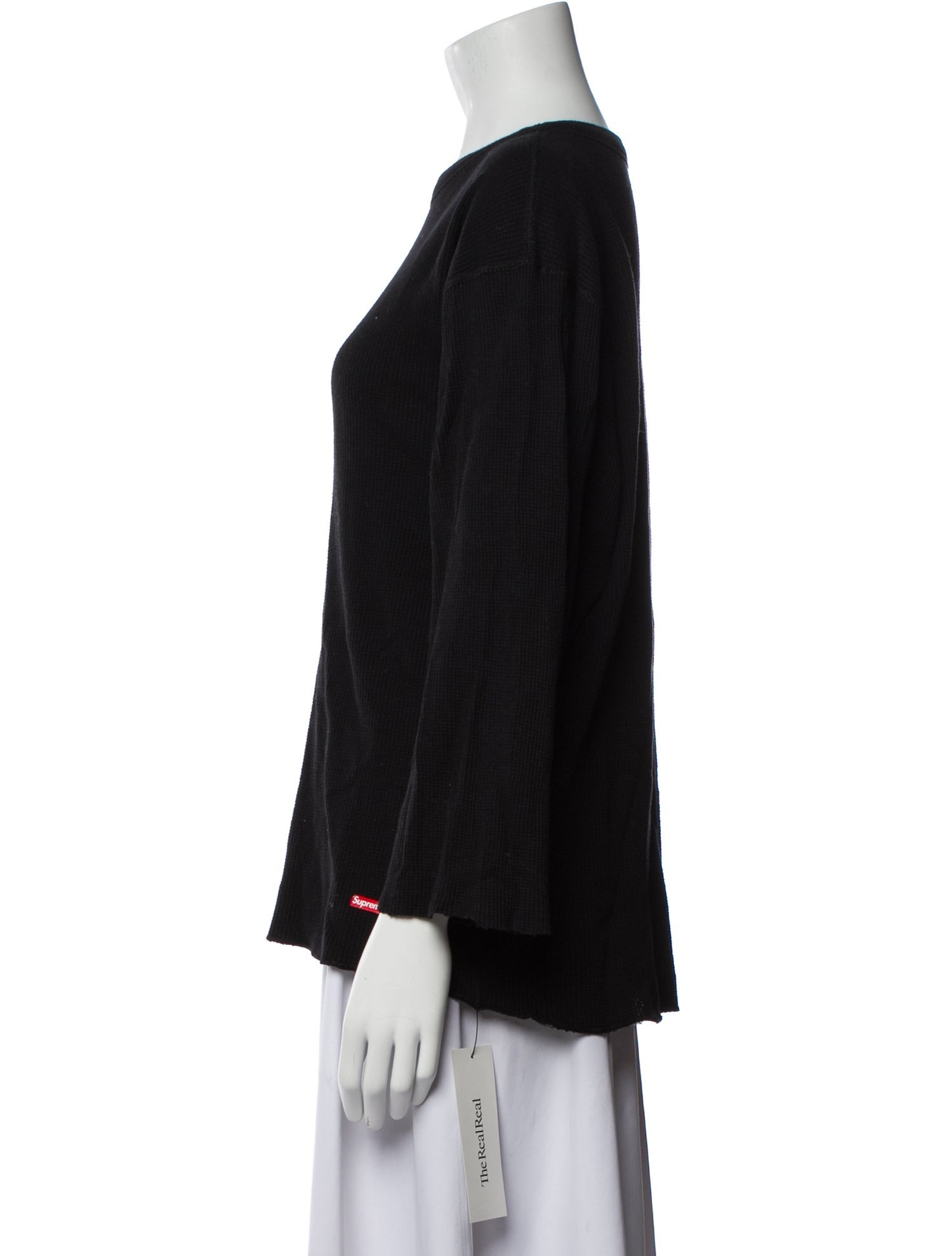 Supreme x Hanes Crew Neck Three-Quarter Sleeve Top