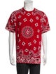 Supreme x Hanes Paisley Print Crew Neck T-Shirt