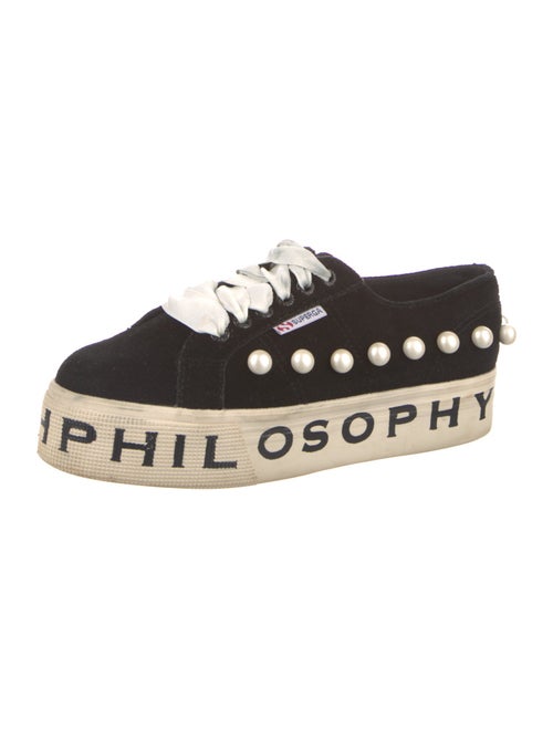 Philosophy di Lorenzo Serafini X Superga Suede Graphic Print Sneakers