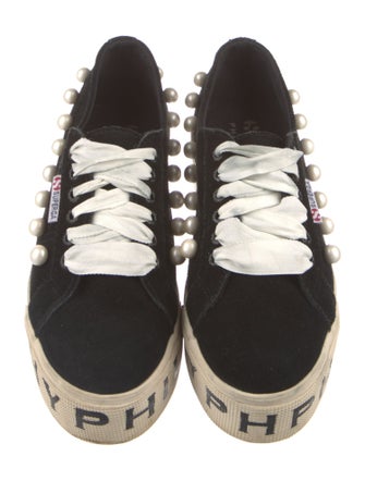 Philosophy di Lorenzo Serafini X Superga Suede Graphic Print Sneakers